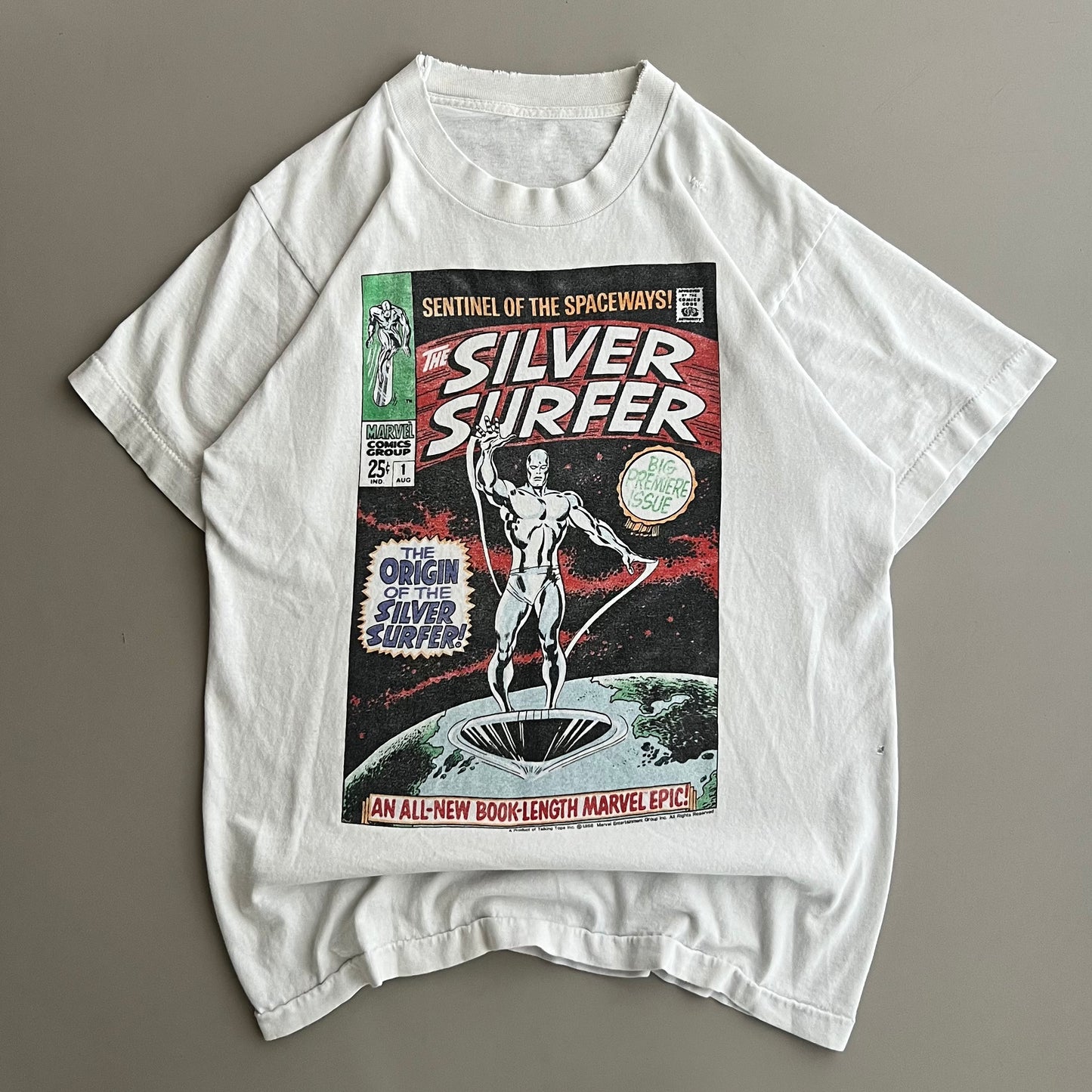 Large 1988 Silver Surfer Comic T-shirt