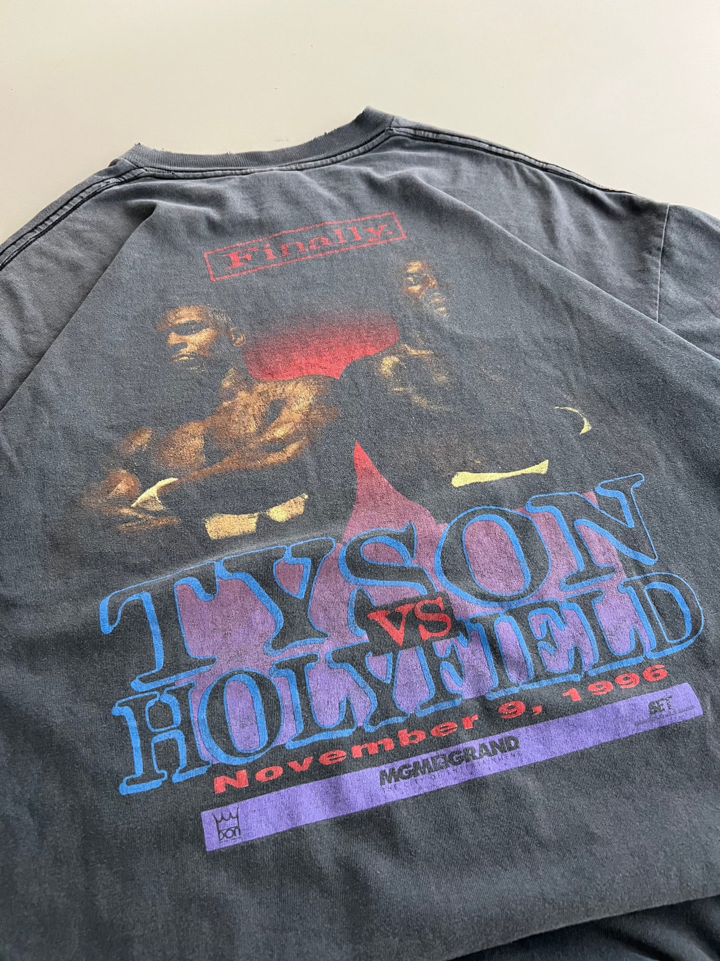 2XL 1996 Tyson VS Holyfield MGM Grand T-shirt