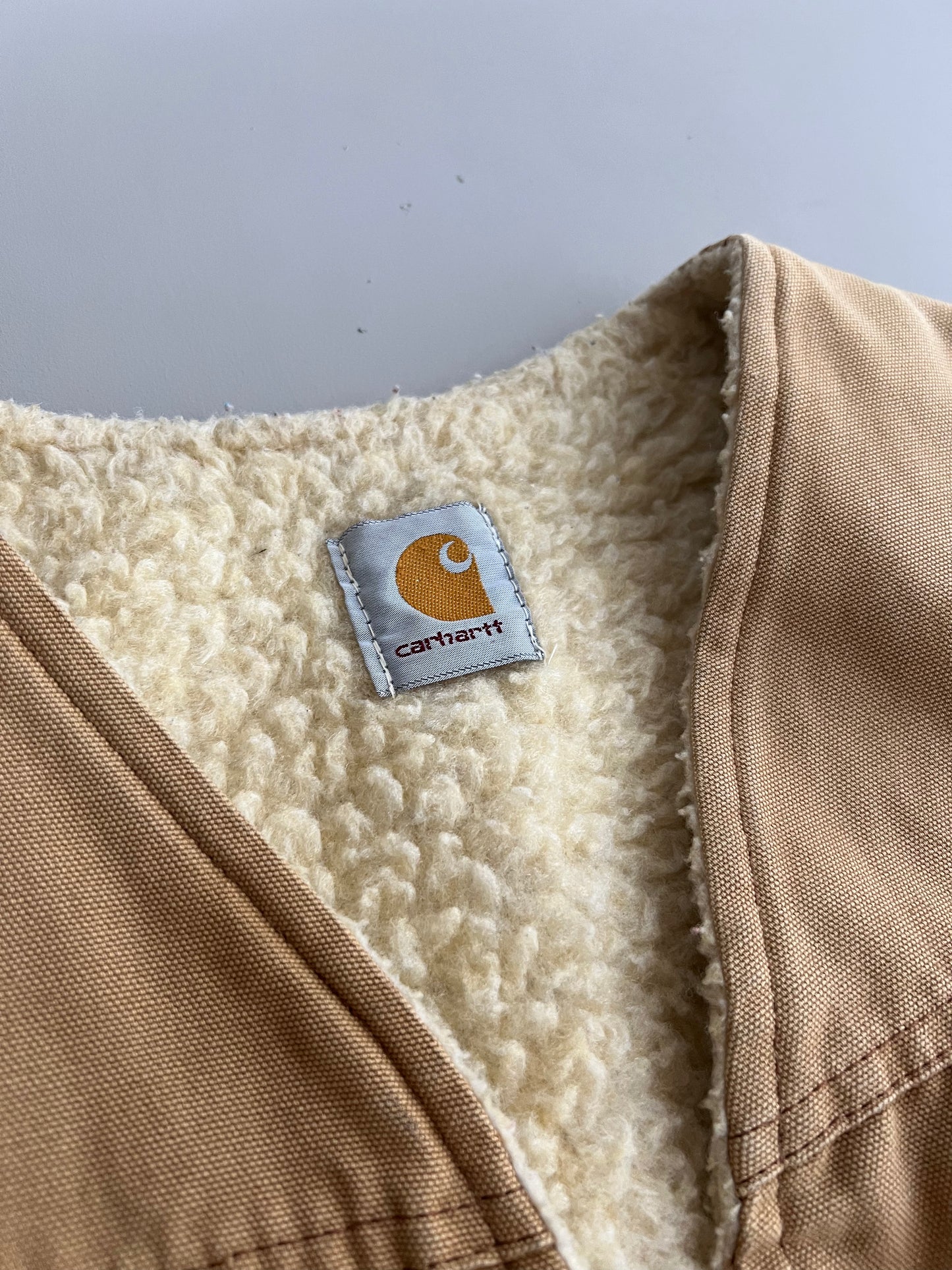 Large 80s Tan Carhartt Hunting Vest