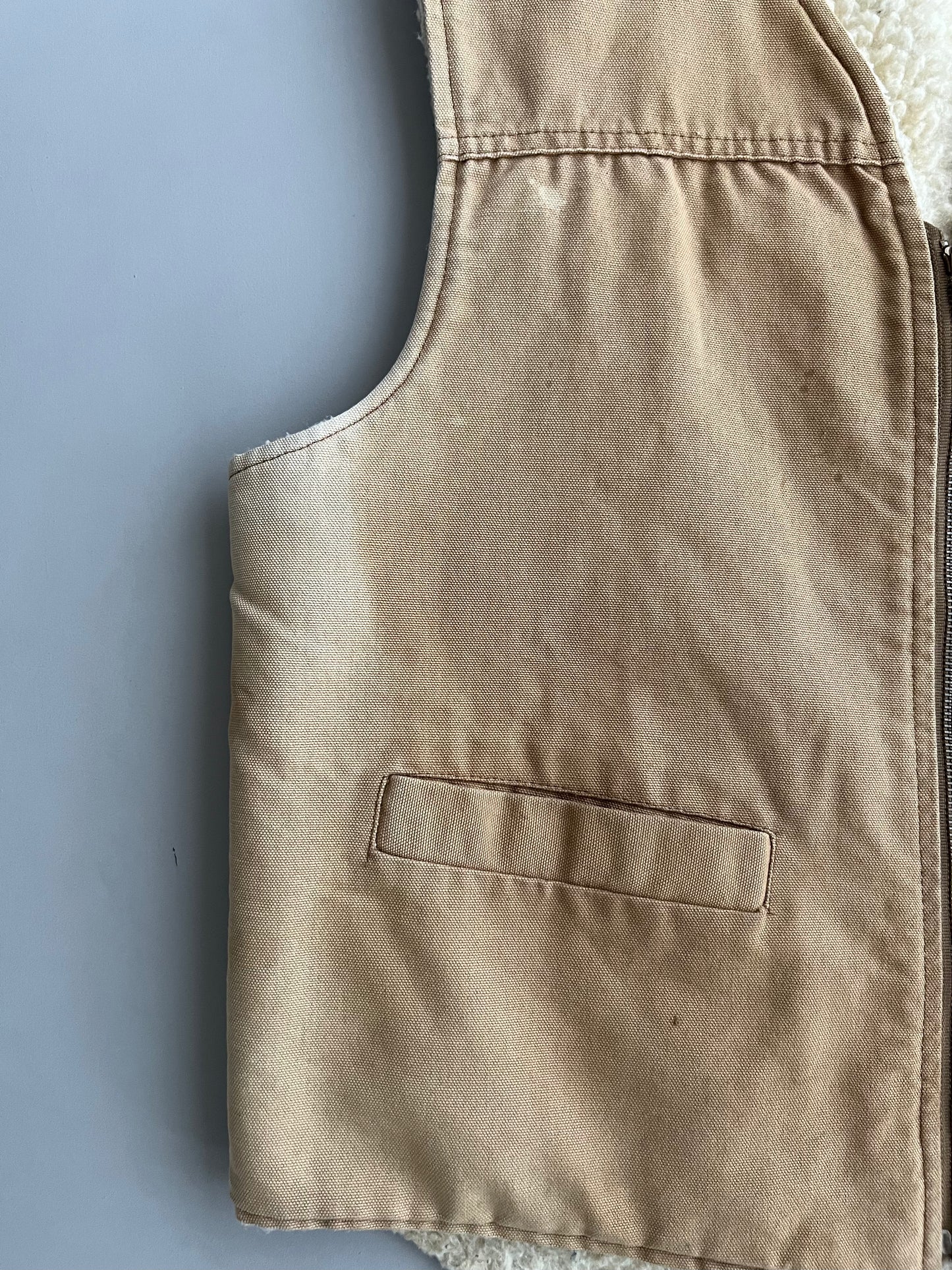 Large 80s Tan Carhartt Hunting Vest