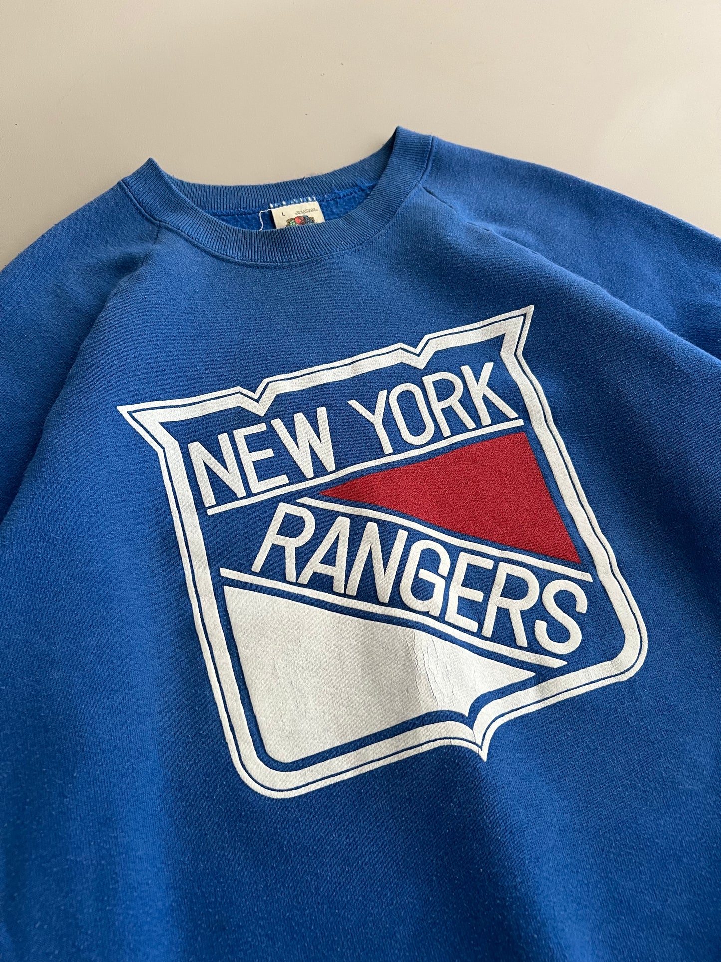 Large 80s New York Rangers Sweatshirt