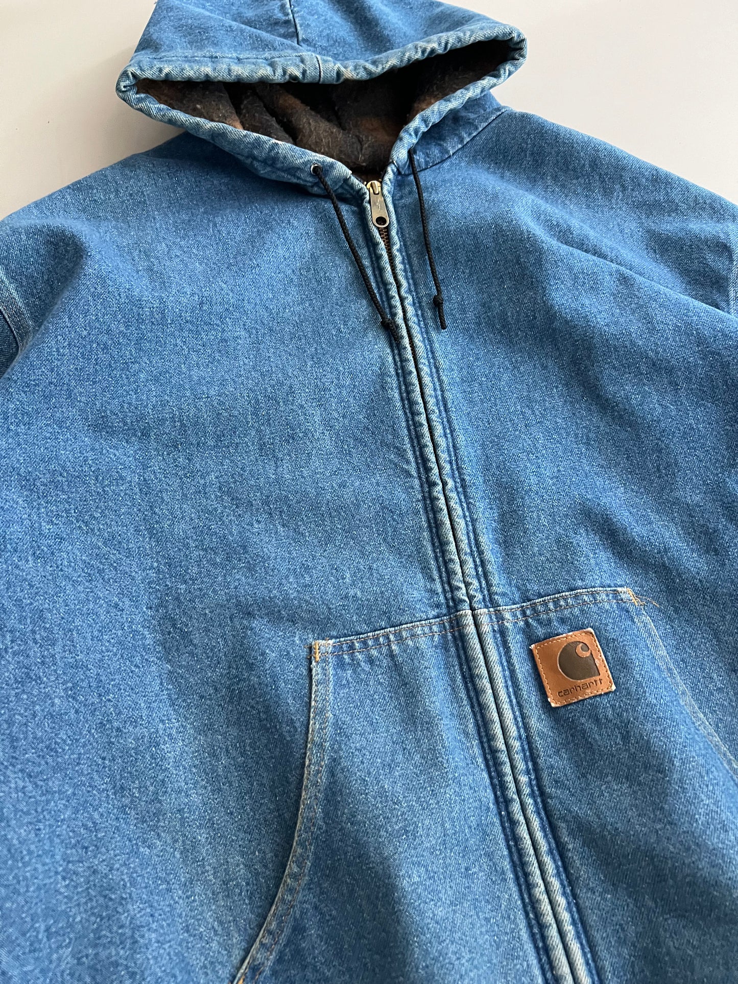 Large Black Carhartt Detroit Jacket