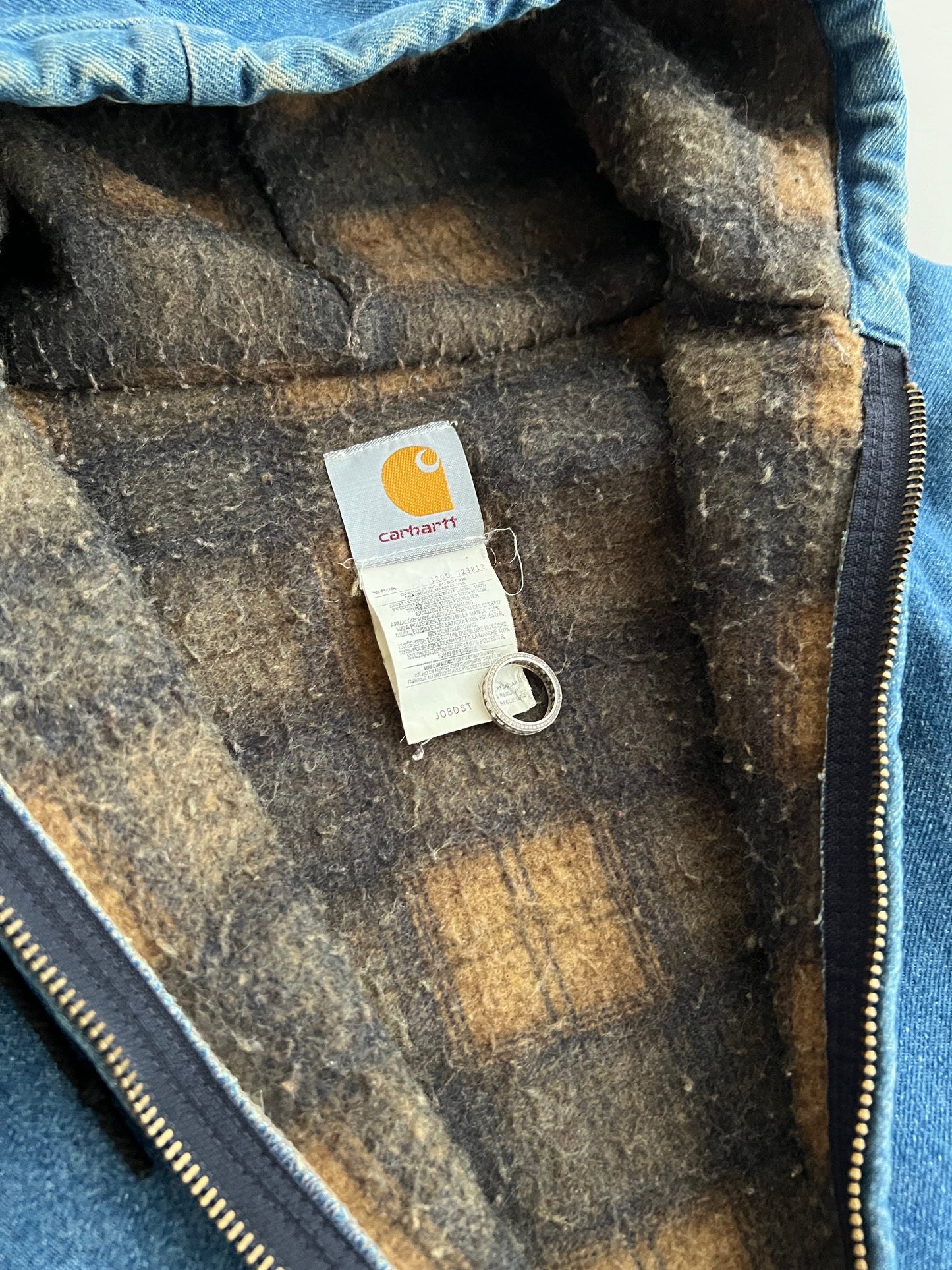 Large Black Carhartt Detroit Jacket