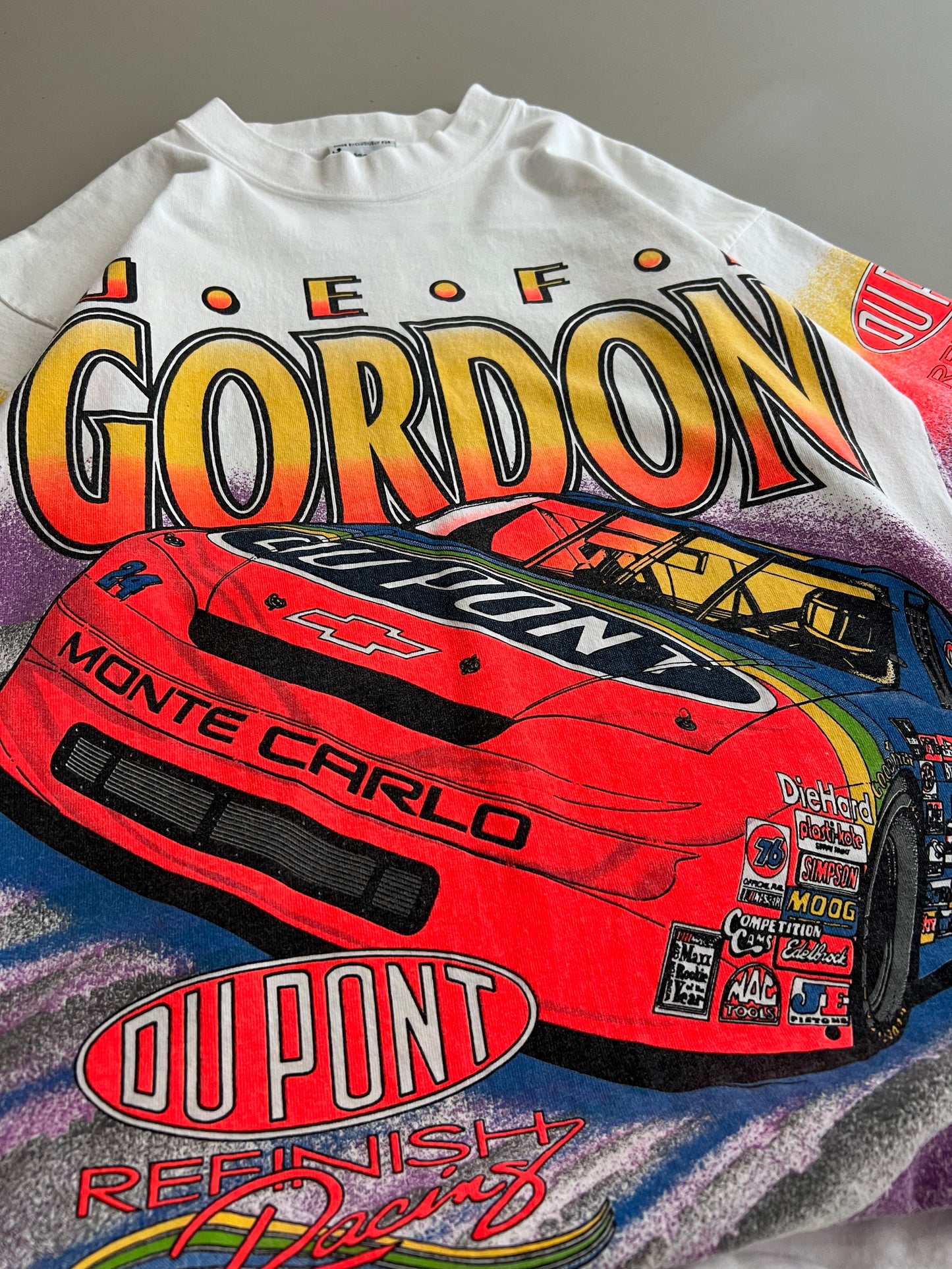 Medium 1995 Jeff Gordon Life in the Fast Lane AOP T-shirt