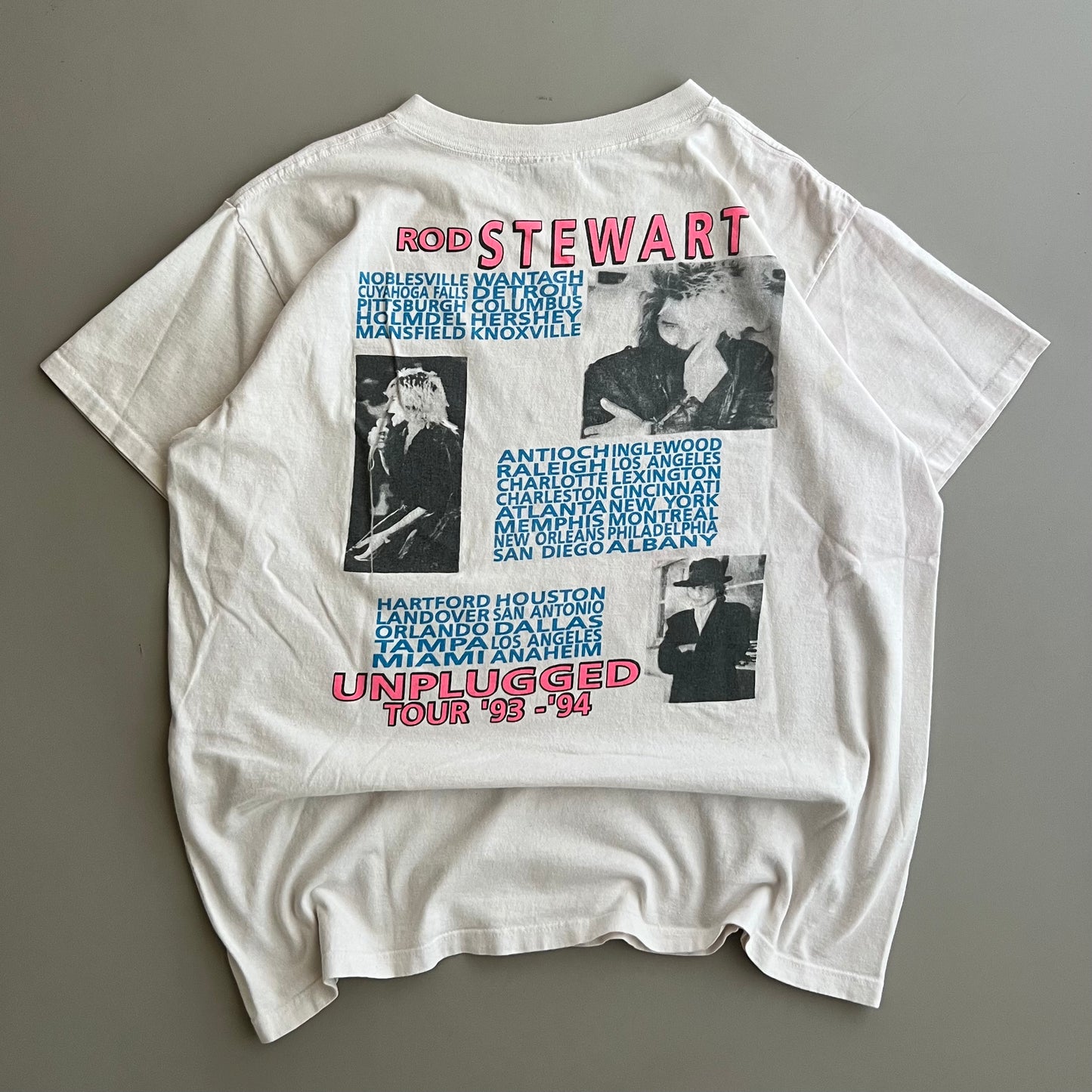 Large 1994 Rod Stewart Tour T-shirt