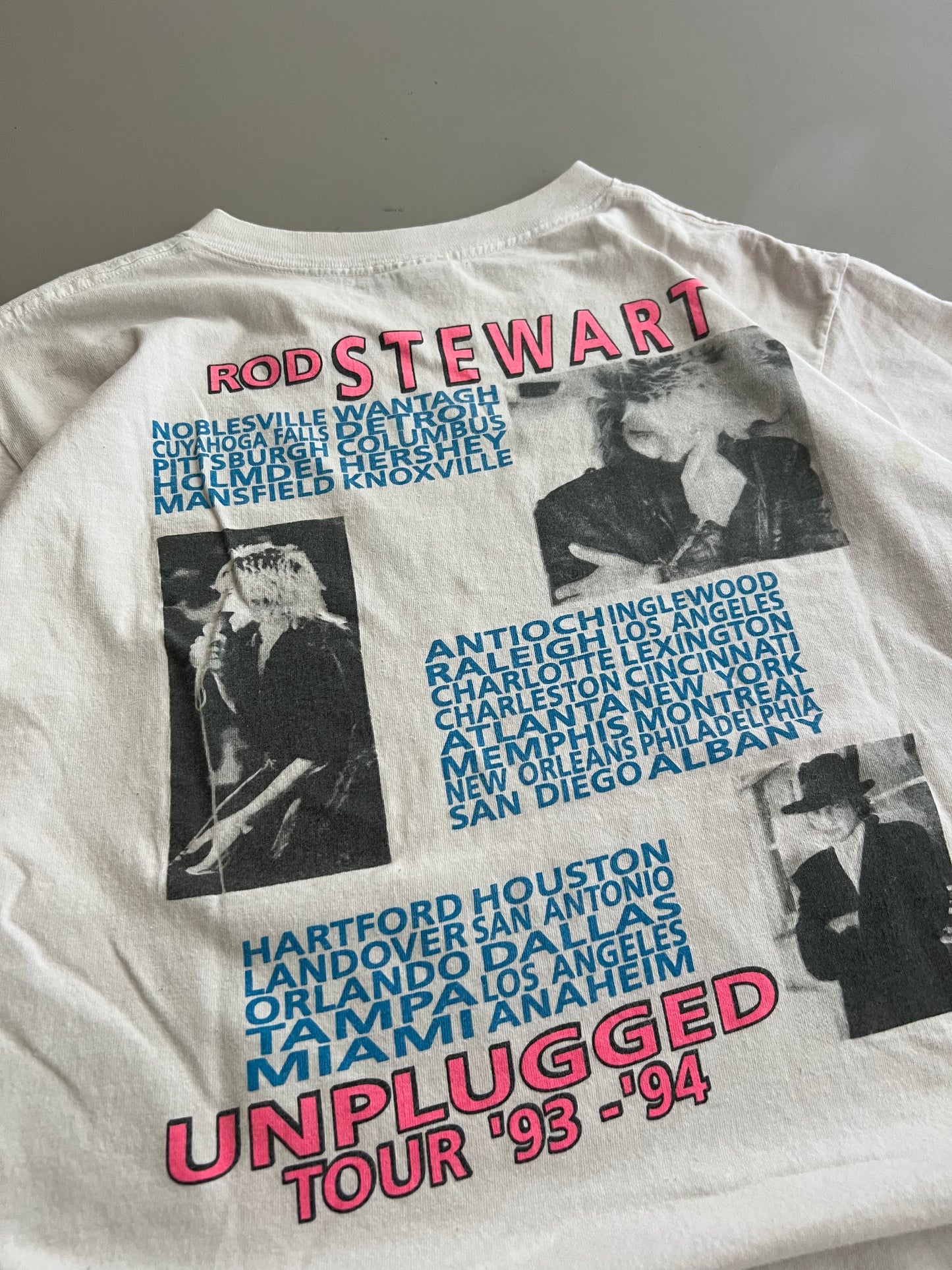 Large 1994 Rod Stewart Tour T-shirt