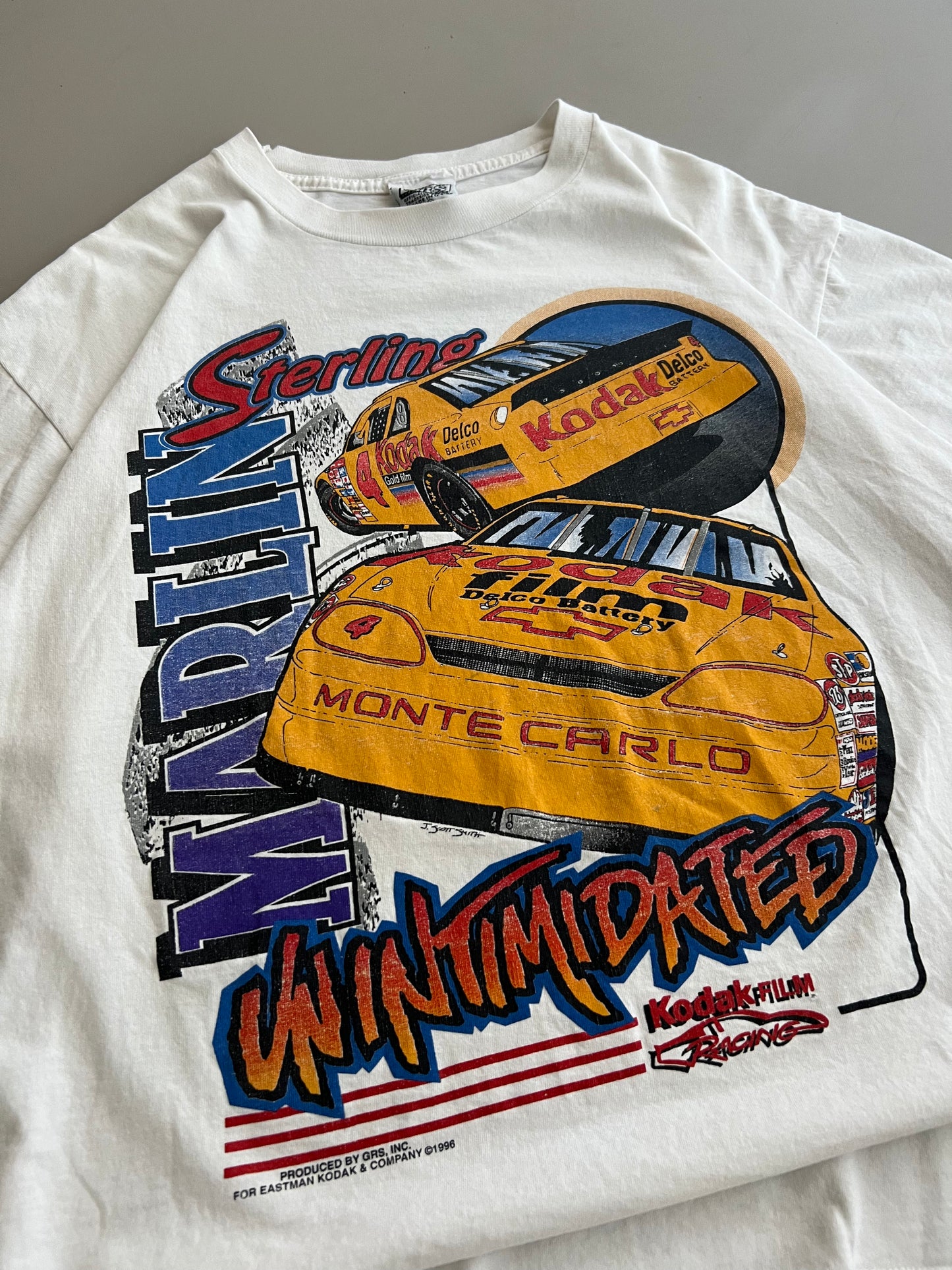 XL 1996 Sterling Marlin Unintimidated T-shirt
