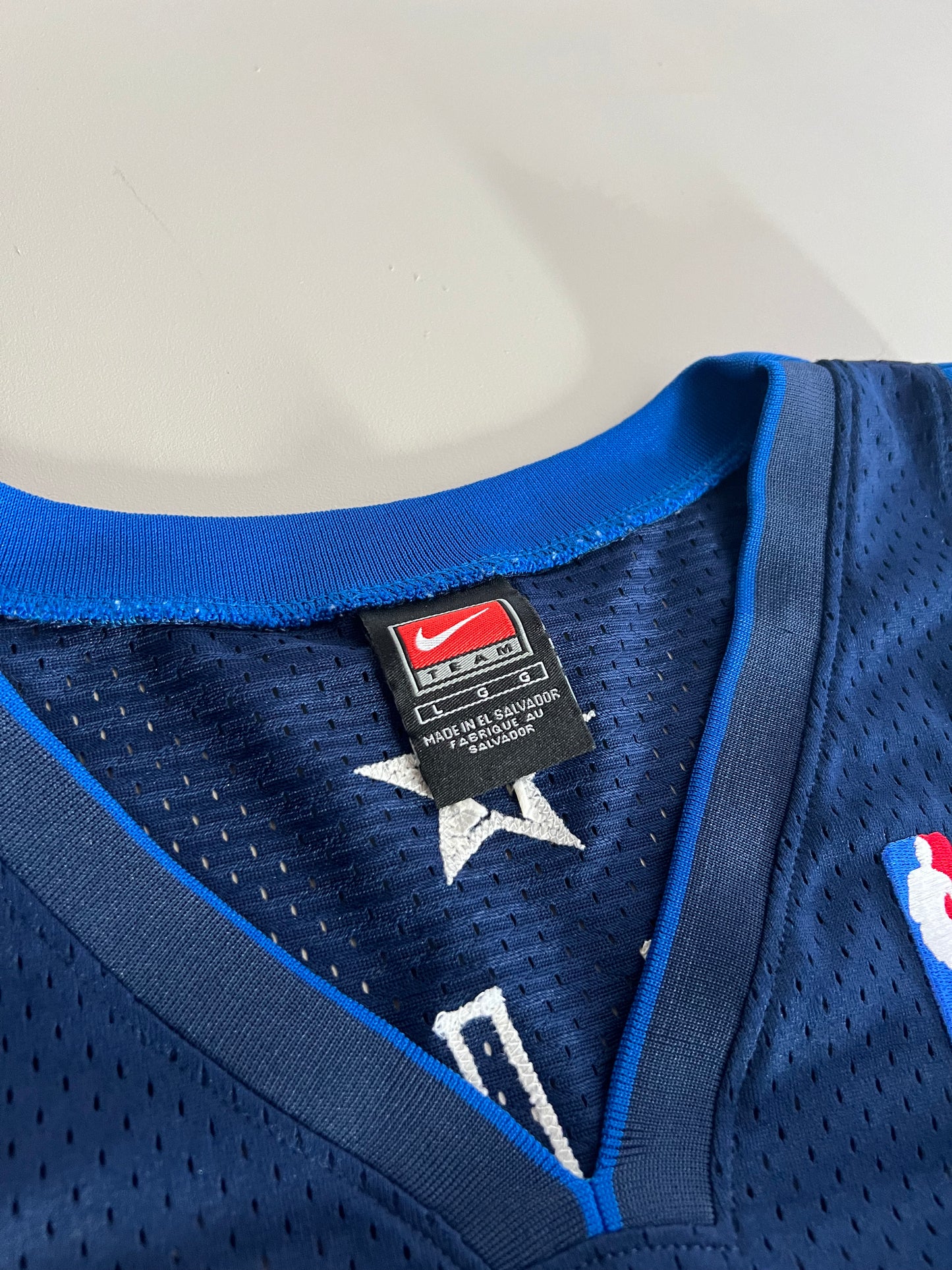 Large 2000s Dallas Mavericks Michael Finley Jersey