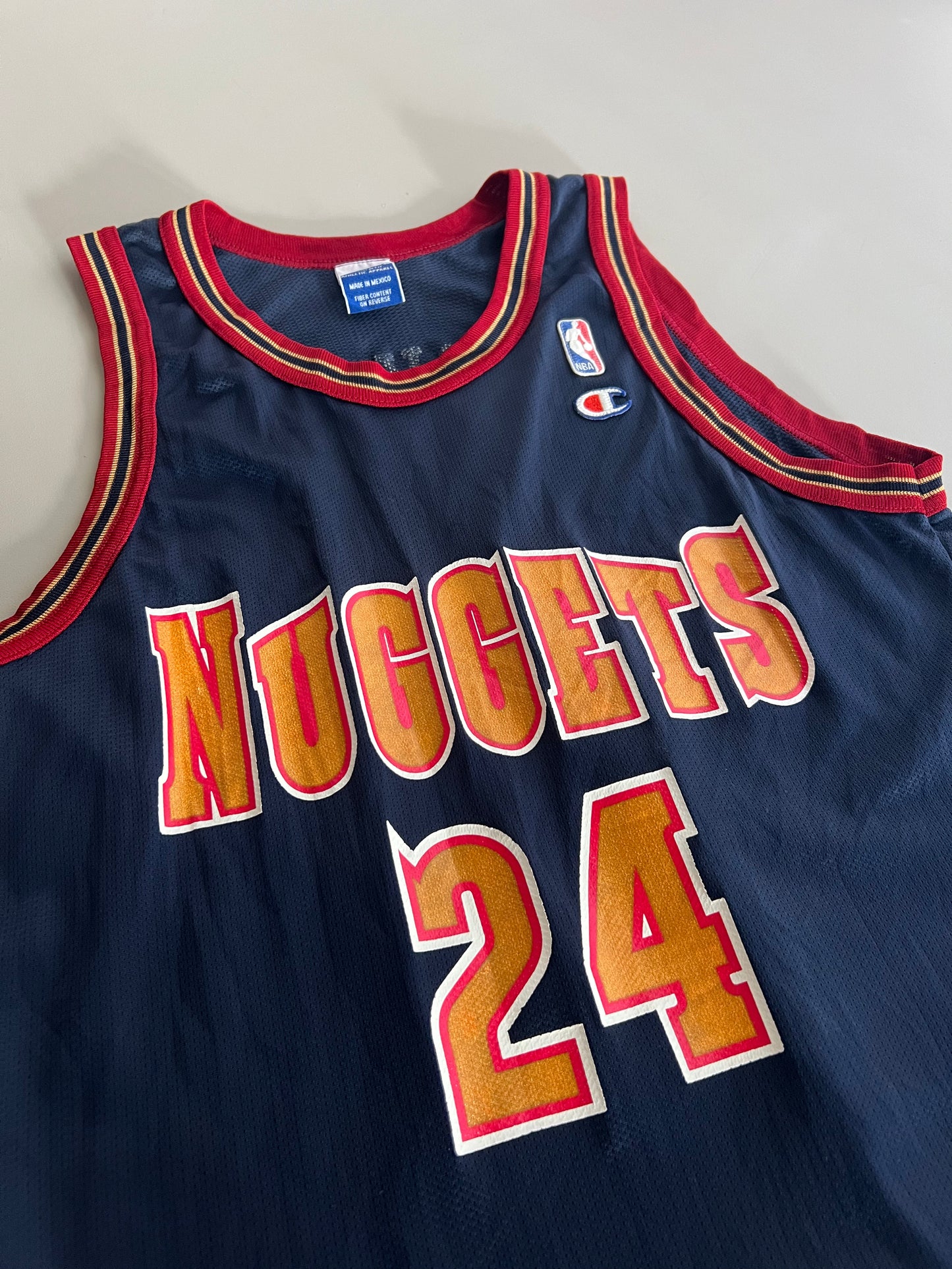 Large 90s Denver Nuggets Antonio McDyess Jersey