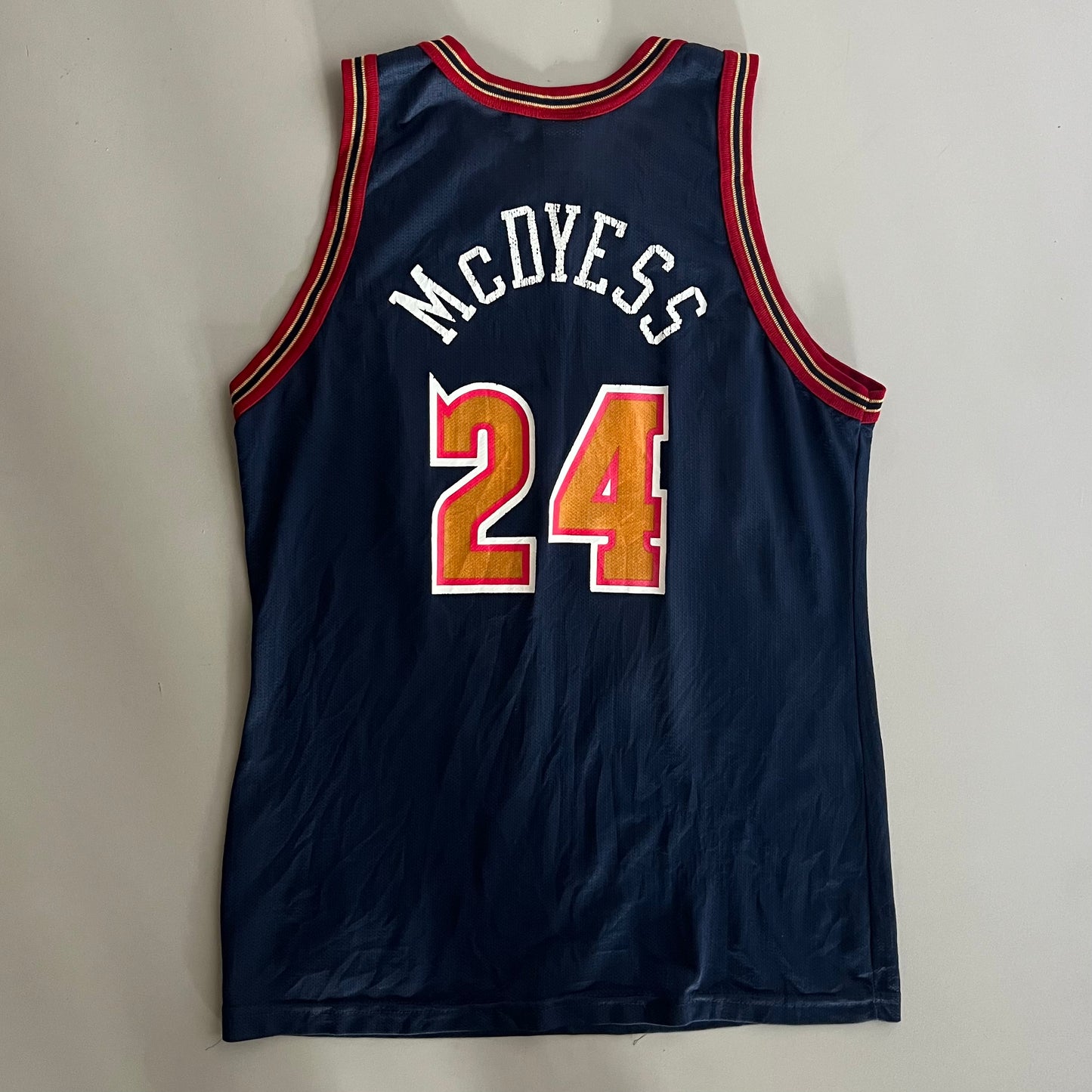 Large 90s Denver Nuggets Antonio McDyess Jersey