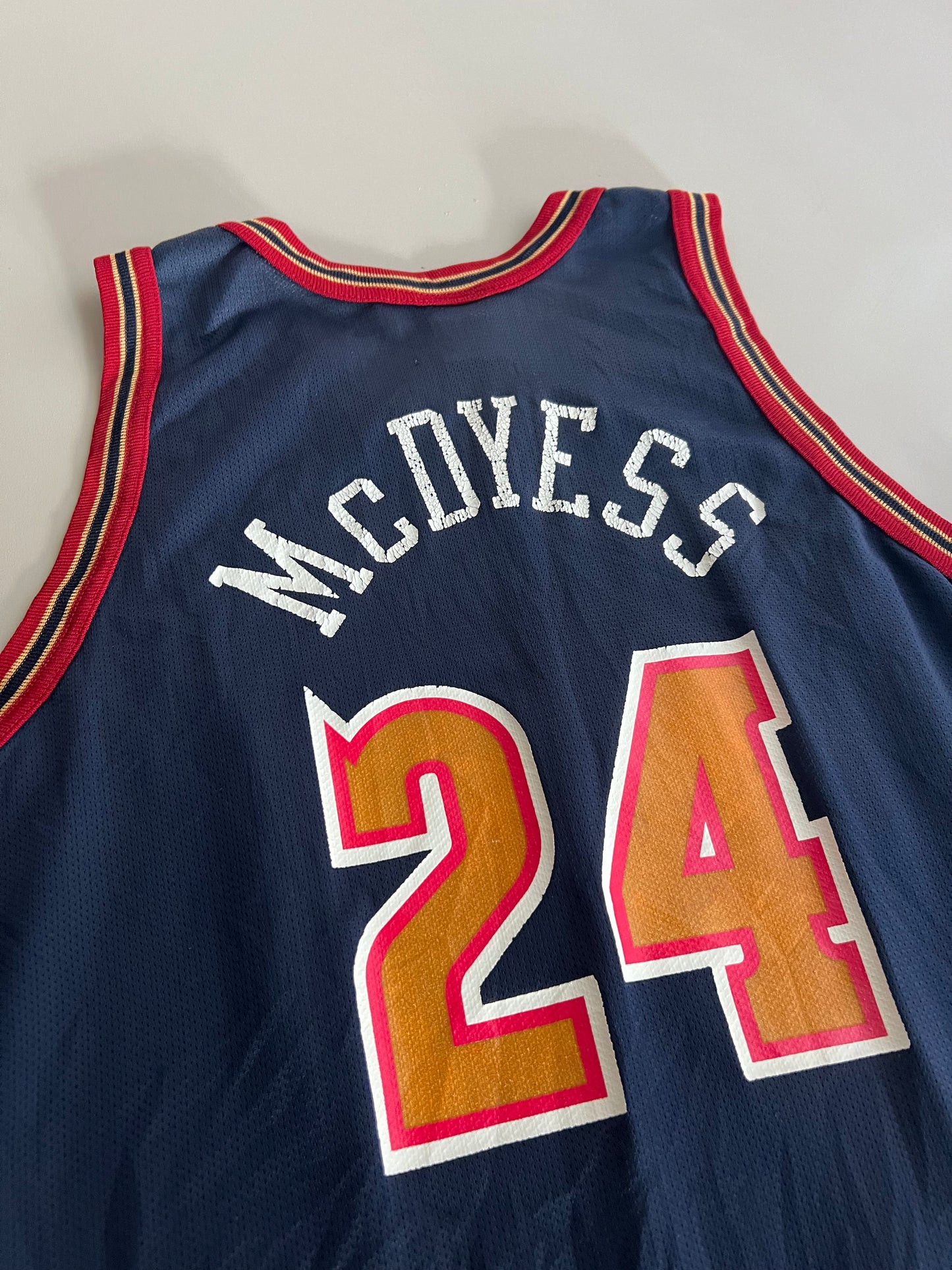 Large 90s Denver Nuggets Antonio McDyess Jersey