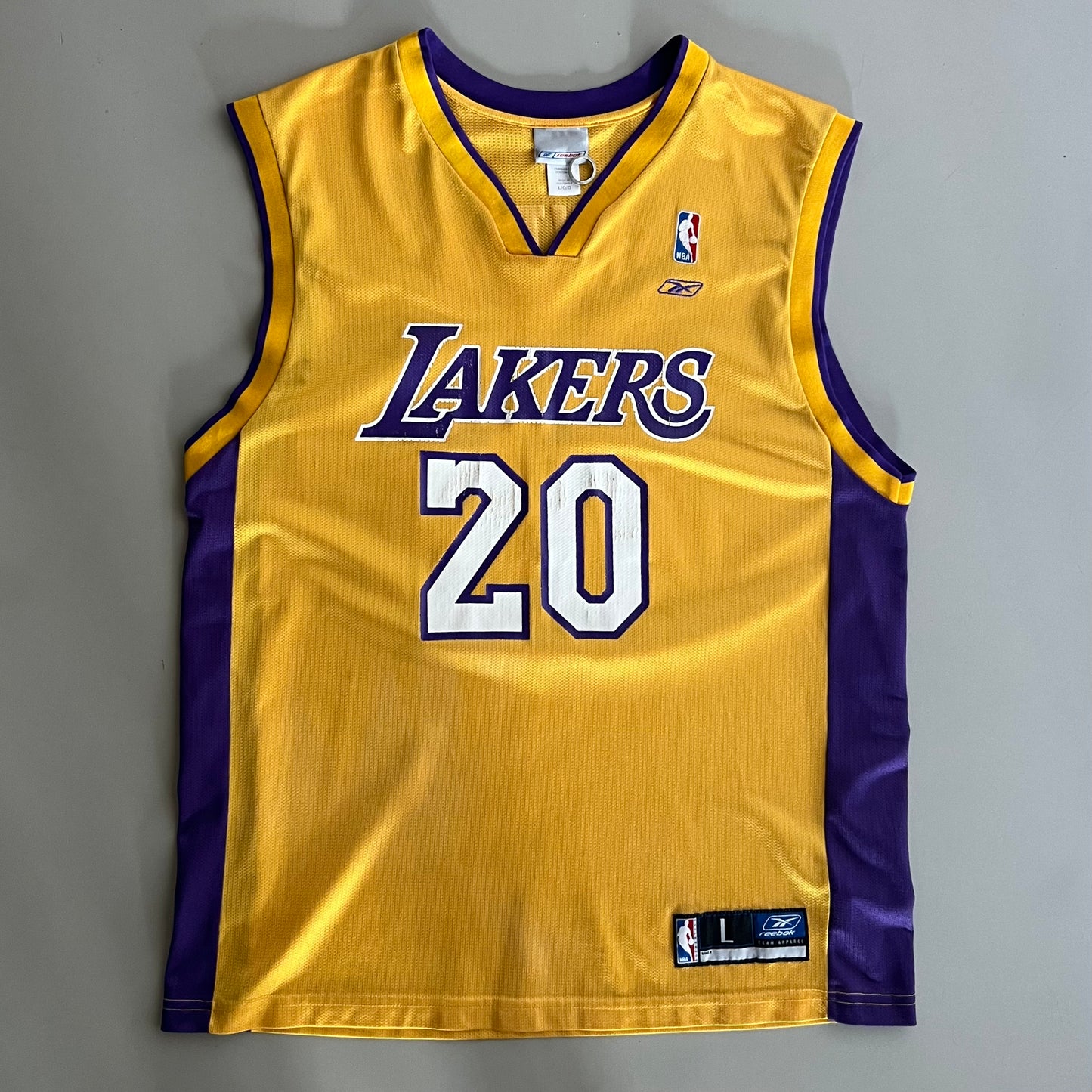 Large 2000s LA Lakers Gary Payton Jersey
