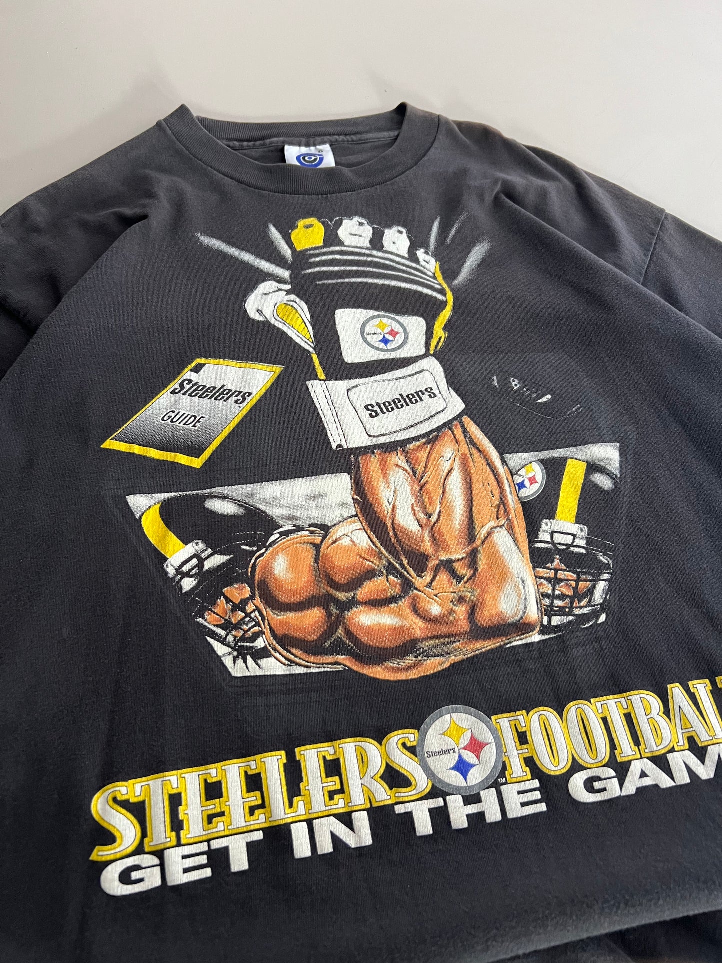 XL 1995 Pittsburgh Steelers Get in the Game T-shirt