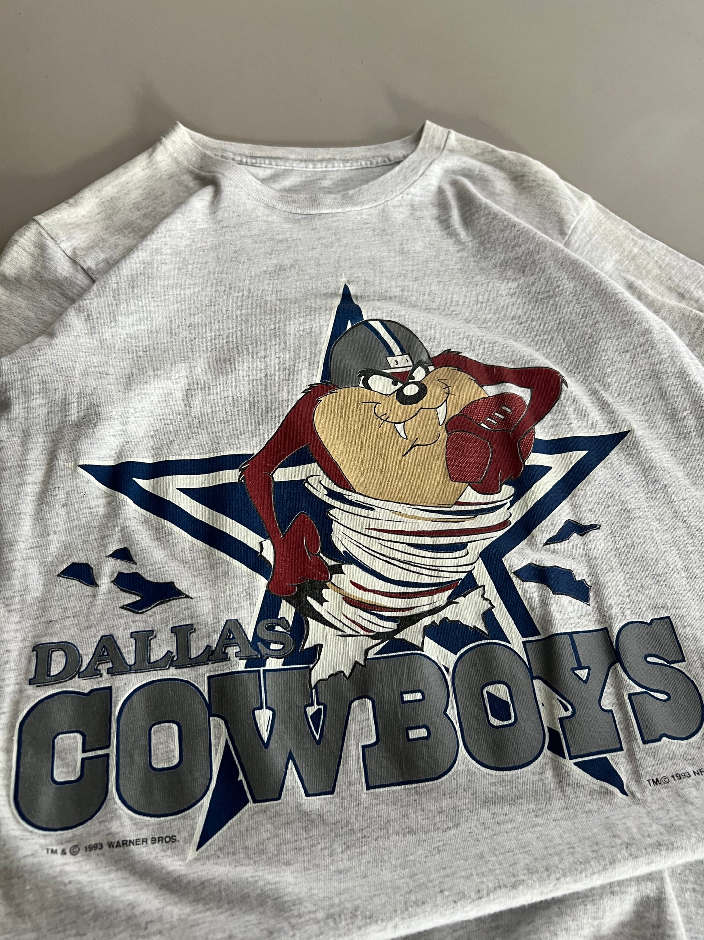 Small 1993 Dallas Cowboys Taz T-shirt