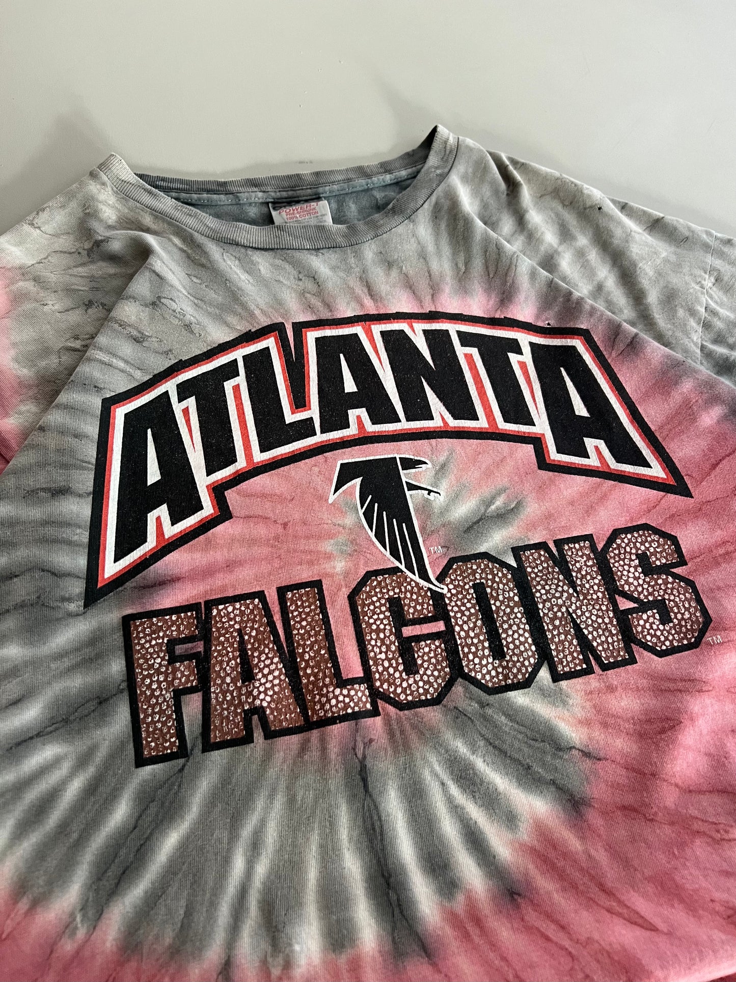 Large 2000s Atlanta Falcons Tie Dye T-shirt
