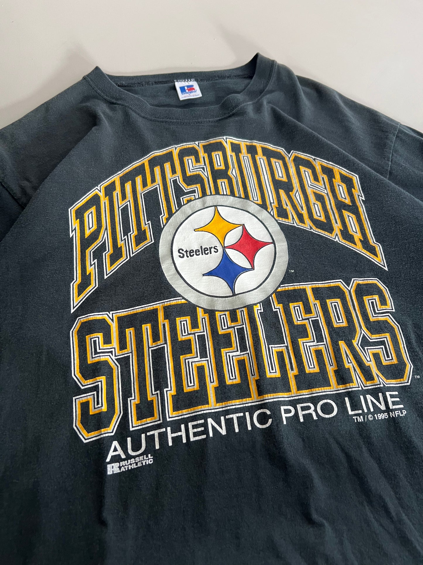 Large 1995 Pittsburgh Steelers Russell Athletic T-shirt