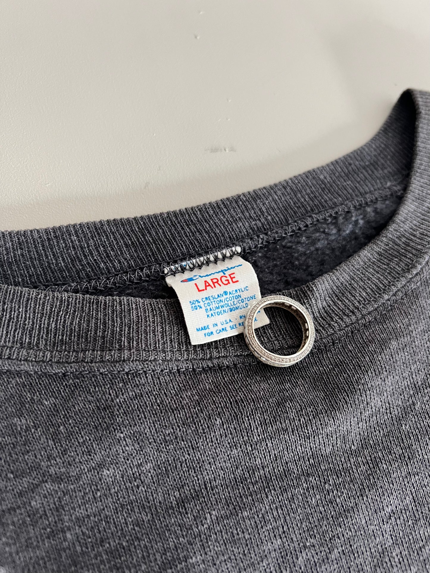 Large 80s Los Angeles Raiders World Champs Champion Sweatshirt