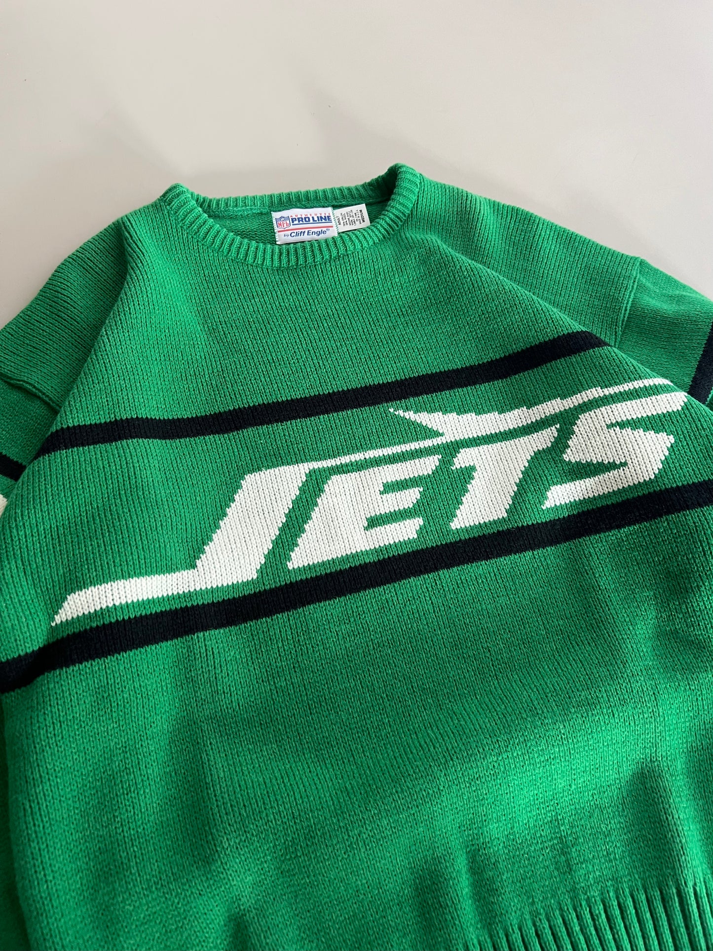 Medium 90s New York Jets NFL Pro Line Sweater