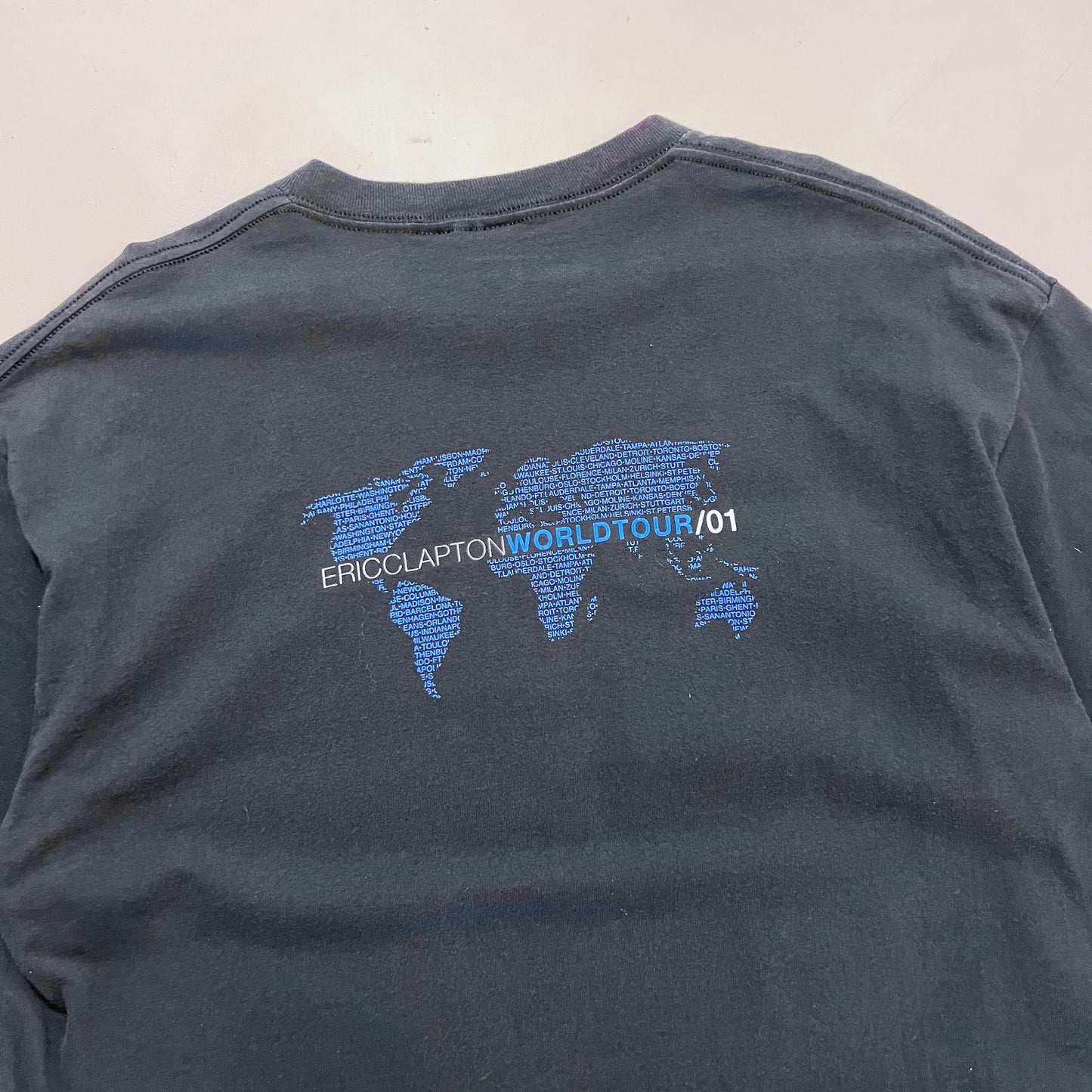 XL 2001 Eric Clapton World Tour T-shirt