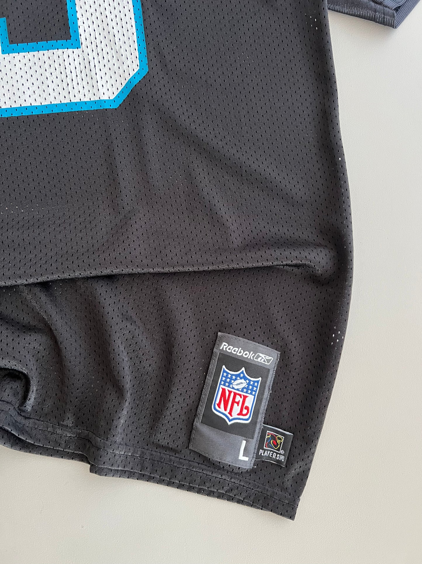 Large Y2K Carolina Panthers Jersey