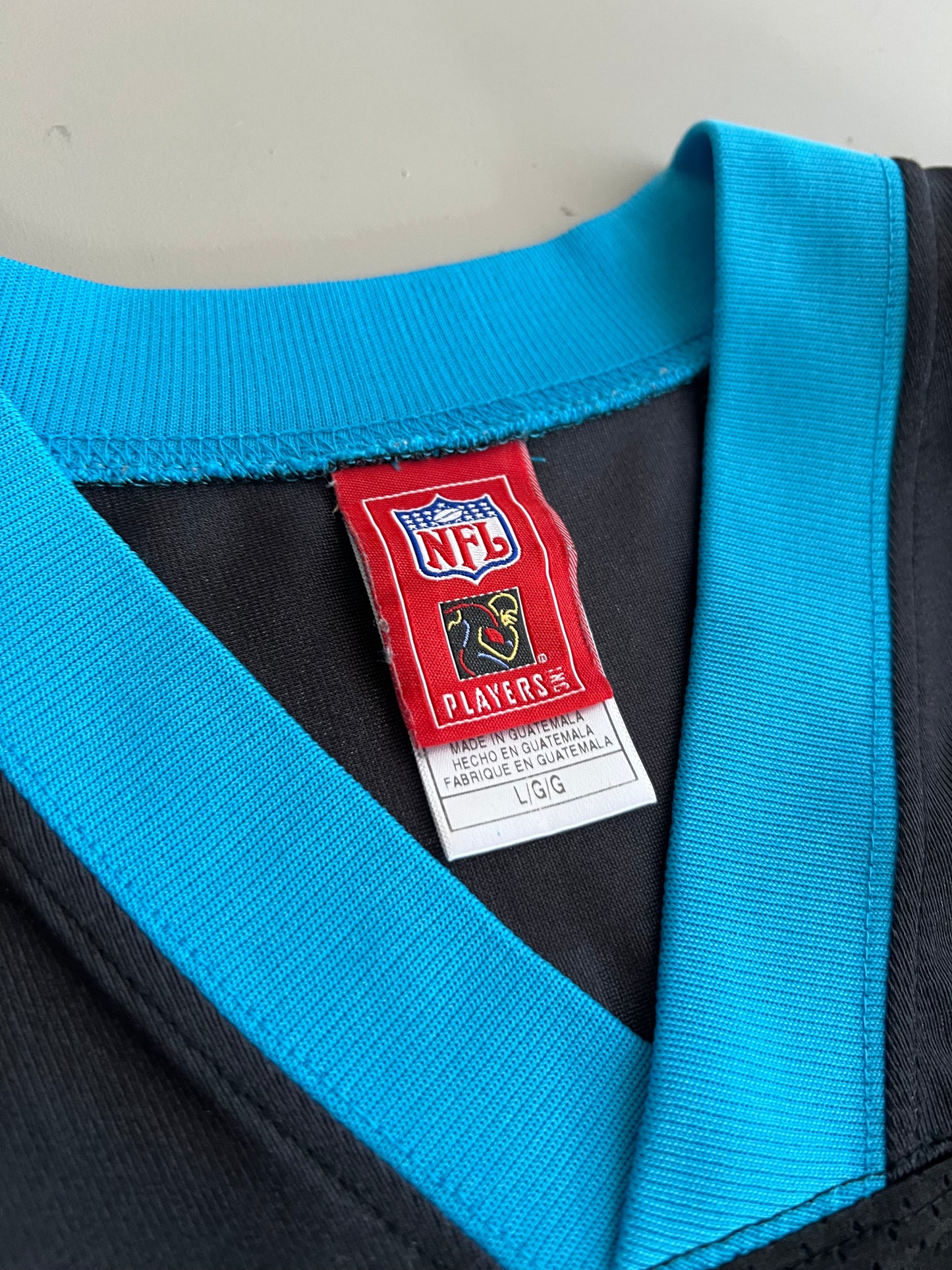 Large Y2K Carolina Panthers Jersey