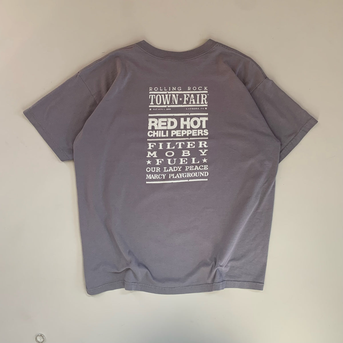 Large 2000 Rolling Rock Town Fair RHCP T-shirt