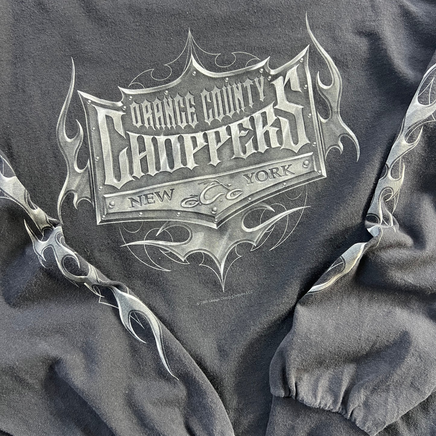 XL 2000s Orange County Choppers Long Sleeve T-shirt