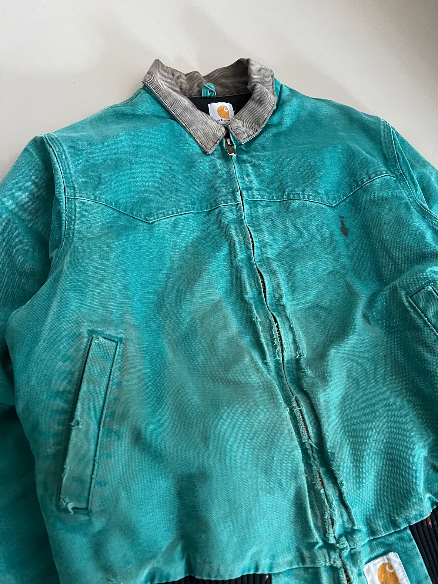 Large 90s Heavily Distressed Carhartt Santa Fe Jacket