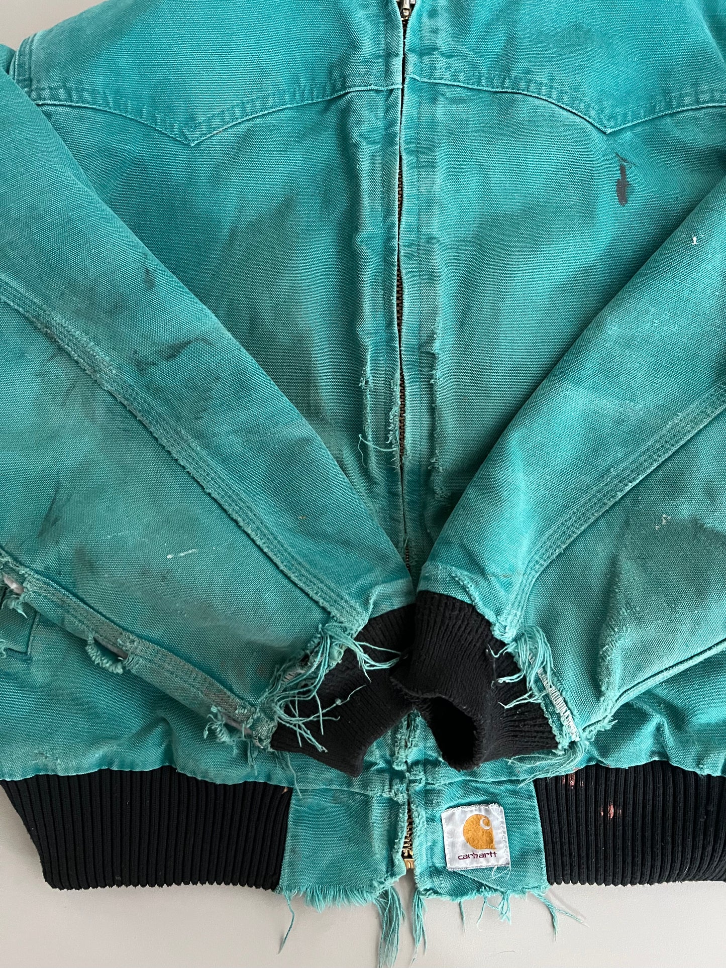 Large 90s Heavily Distressed Carhartt Santa Fe Jacket