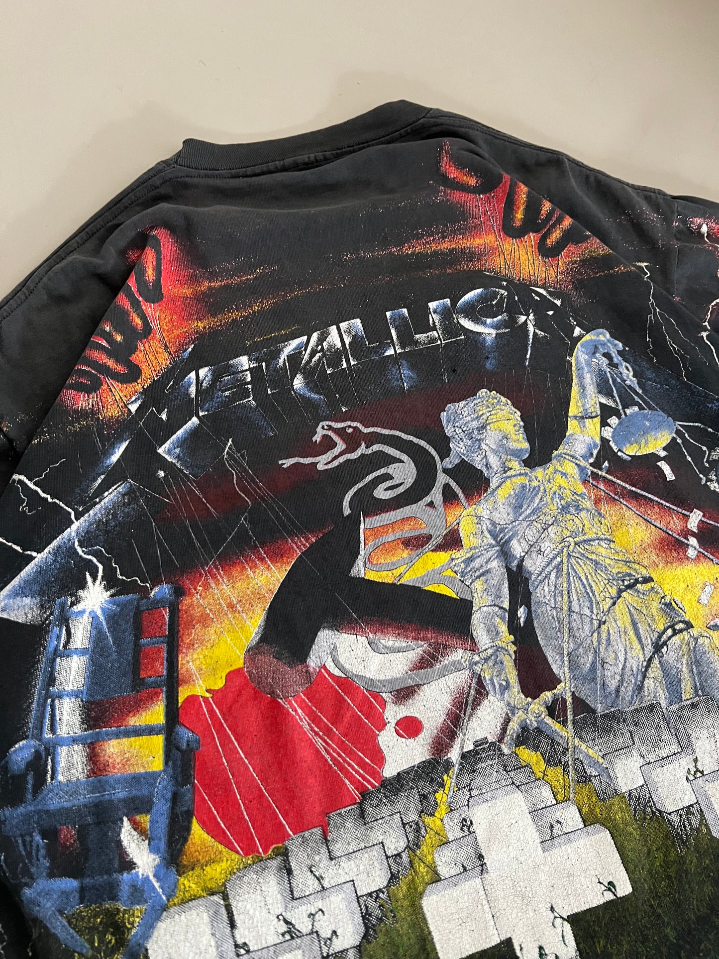 XL 1991 Metallica Master of Puppets AOP T-shirt