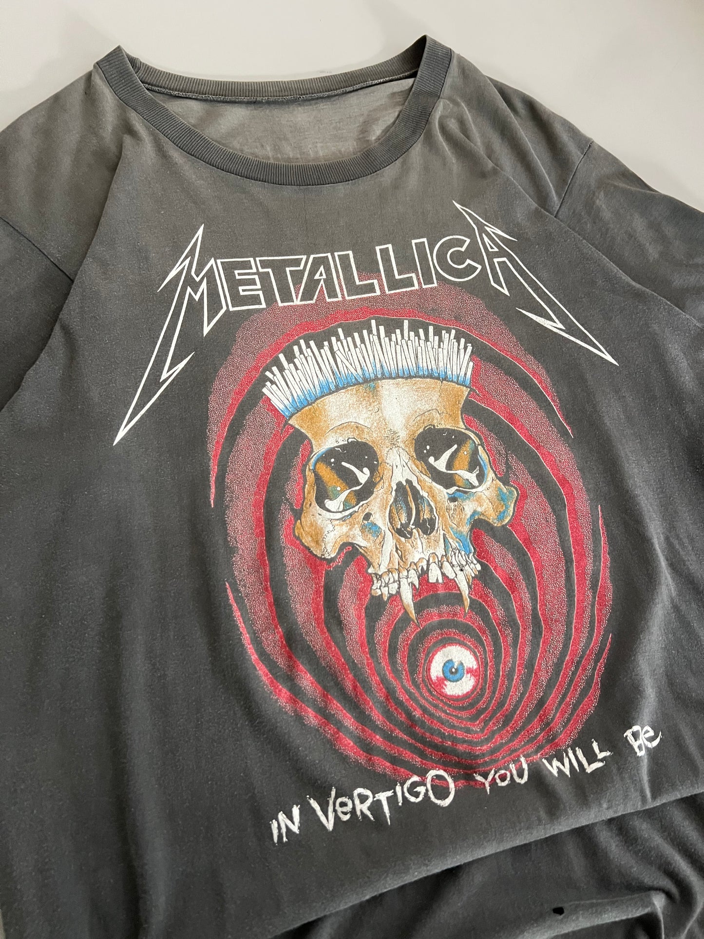 XL 1988 Metallica In Vertigo Pushead T-shirt