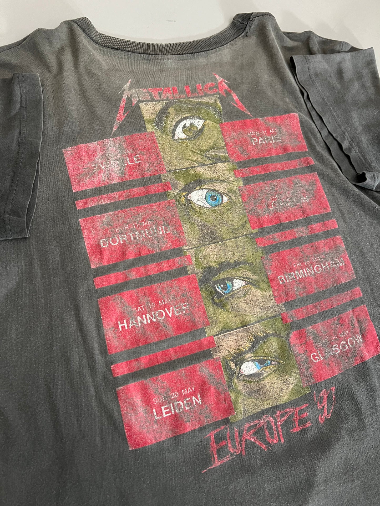 XL 1988 Metallica In Vertigo Pushead T-shirt