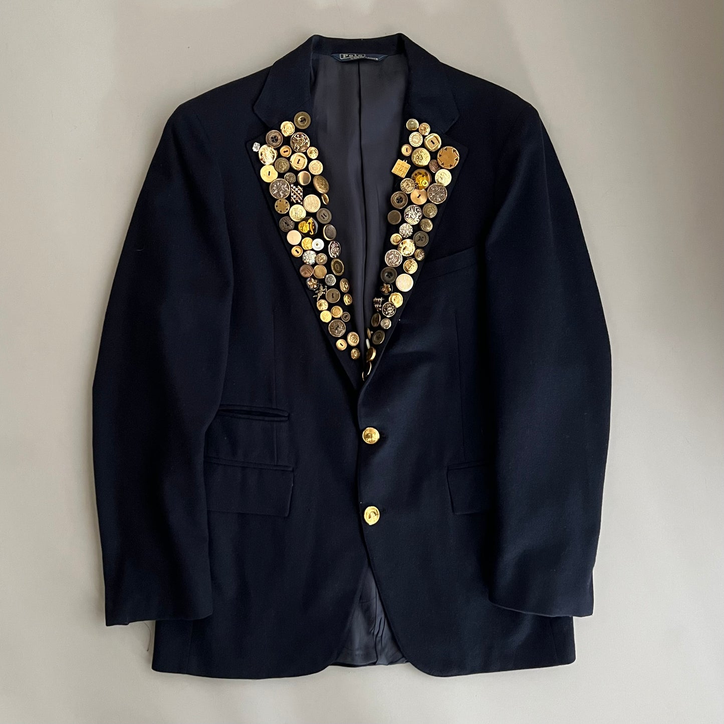 Large 90s Polo by Ralph Lauren Studded Blazer