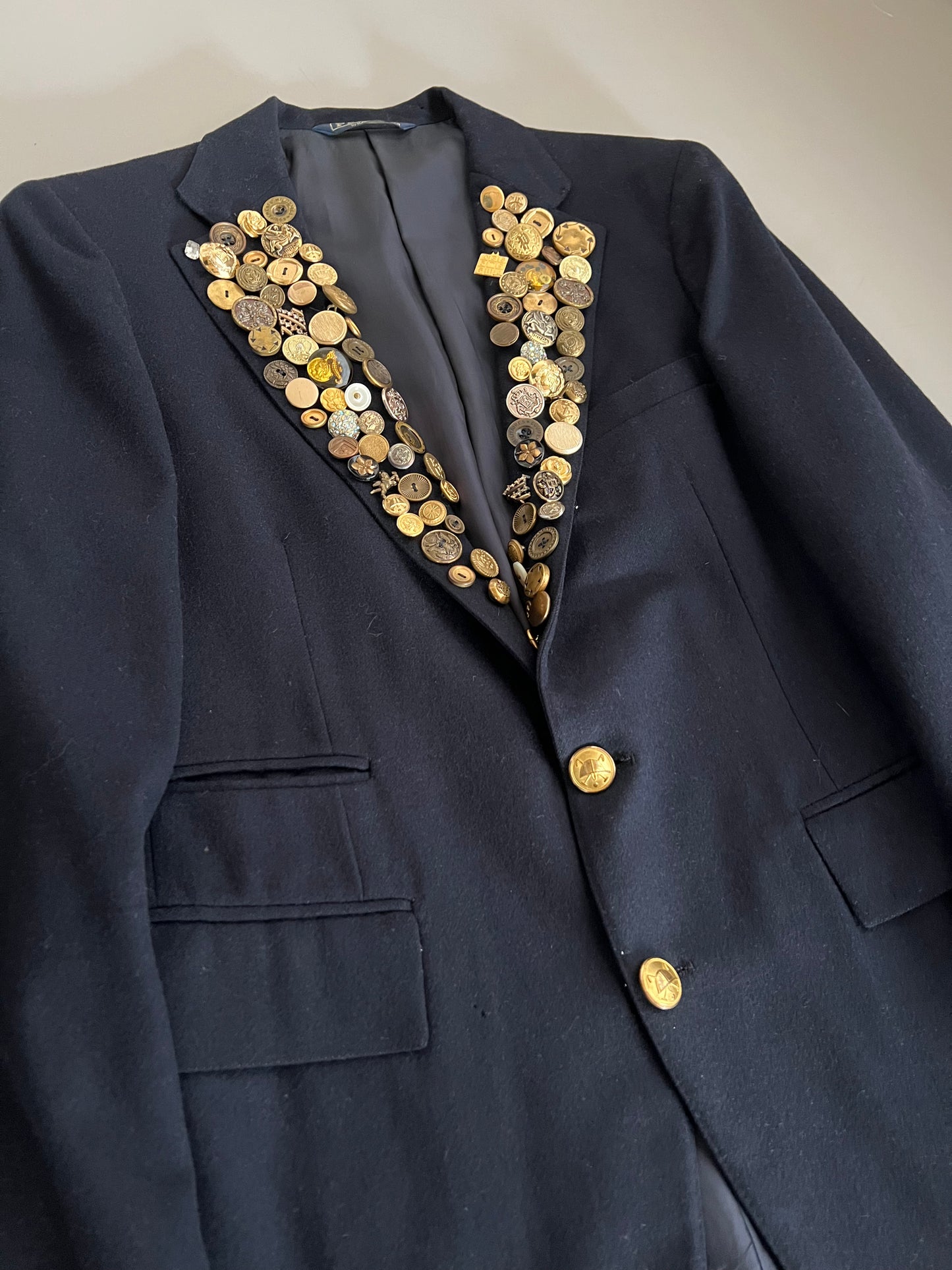 Large 90s Polo by Ralph Lauren Studded Blazer