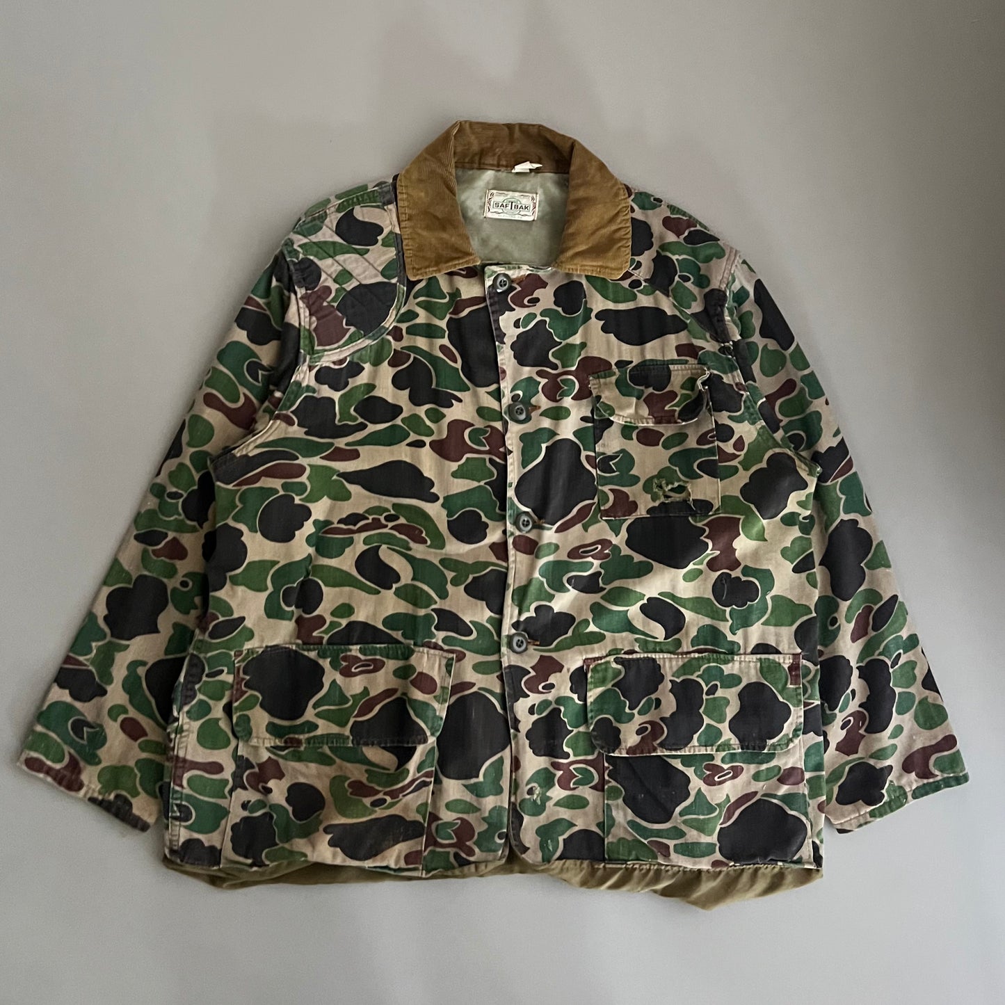 XL 80s SafTBak Camo Hunting Jacket