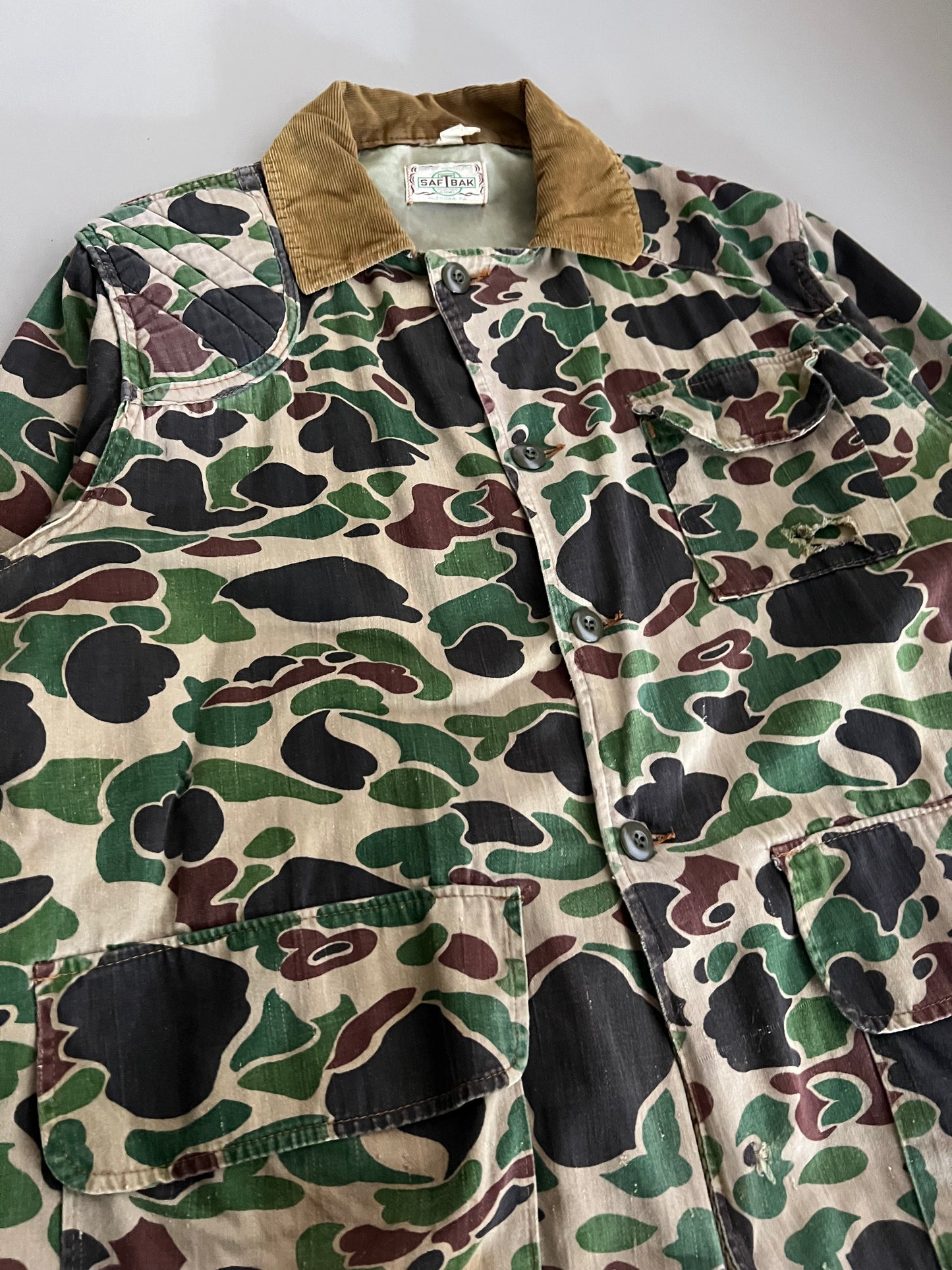 XL 80s SafTBak Camo Hunting Jacket