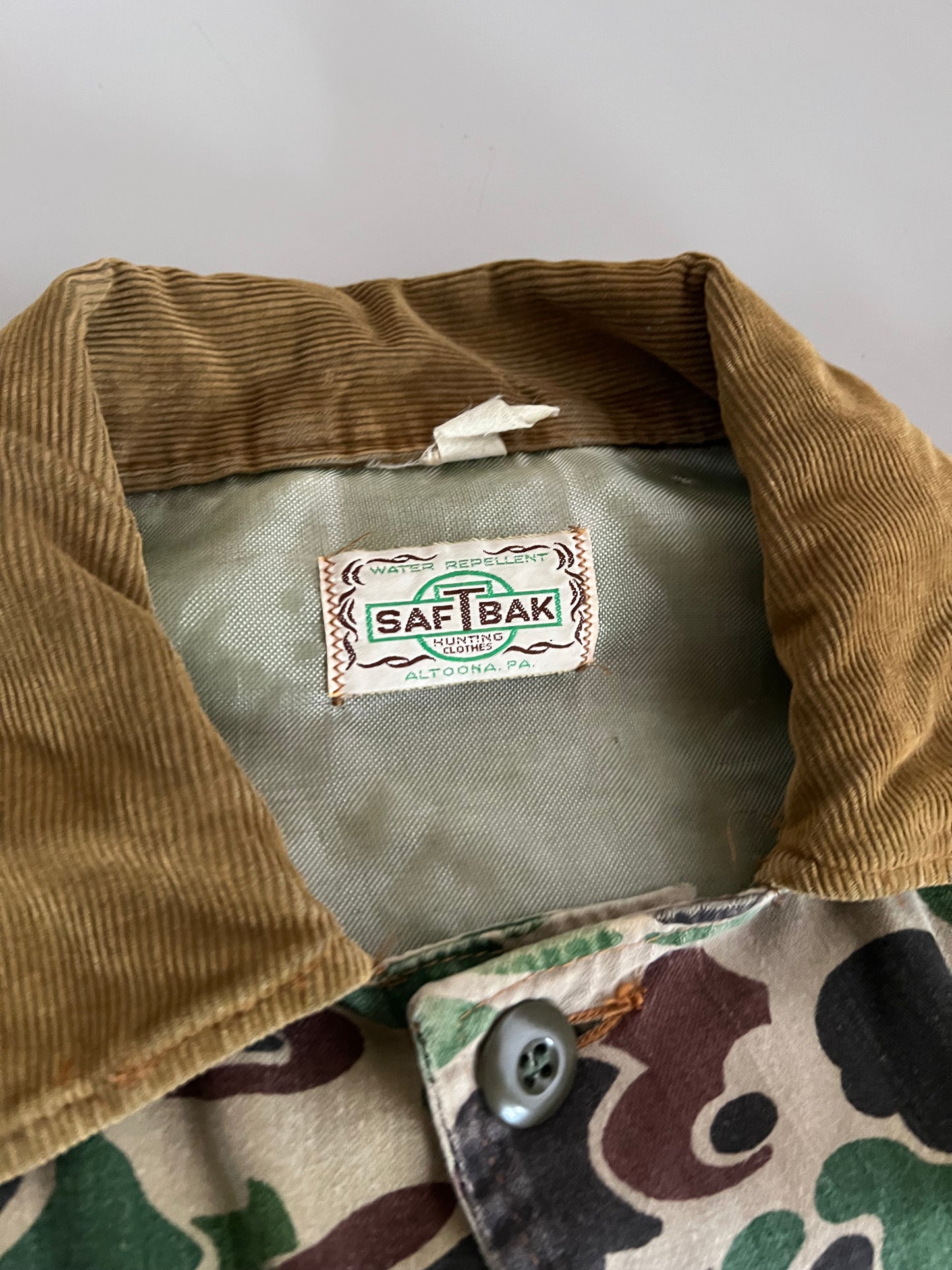 XL 80s SafTBak Camo Hunting Jacket