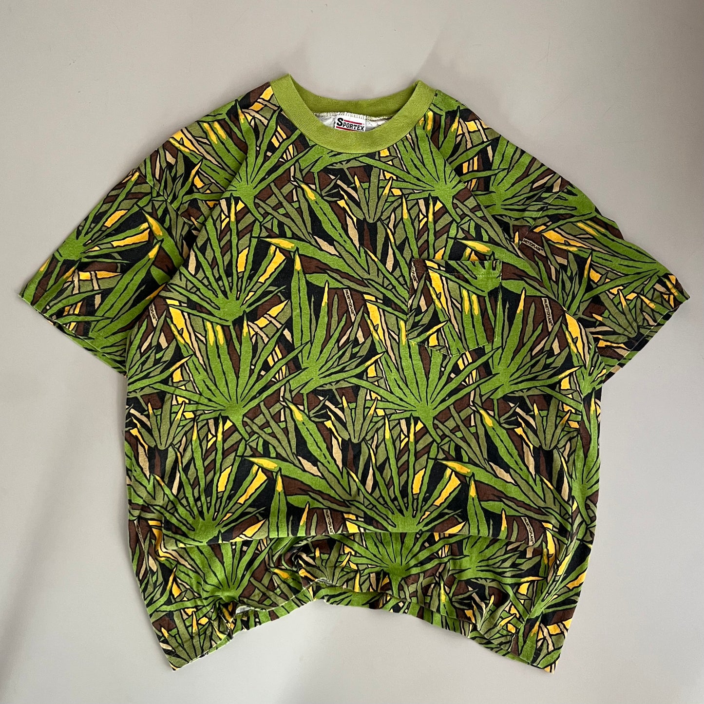 XXL 90s Sportex Palmetto Camo T-shirt