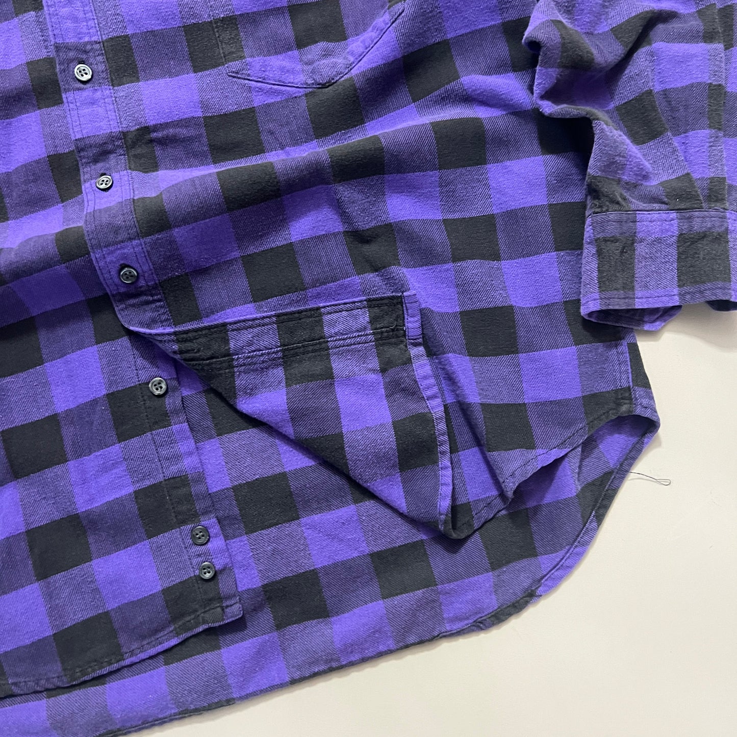 XL 90s Purple GAP Plaid Button Shirt