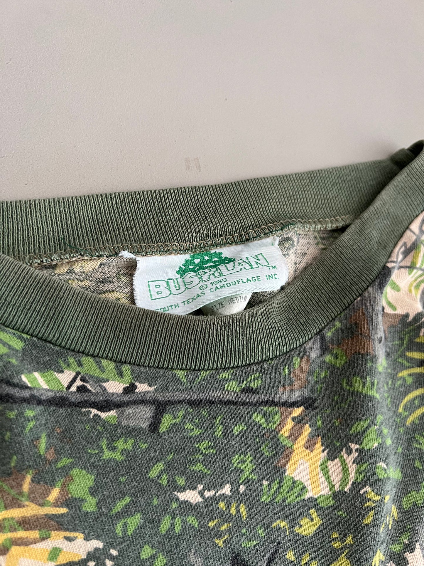 Medium 1989 Bushlan Camo Blank T-shirt