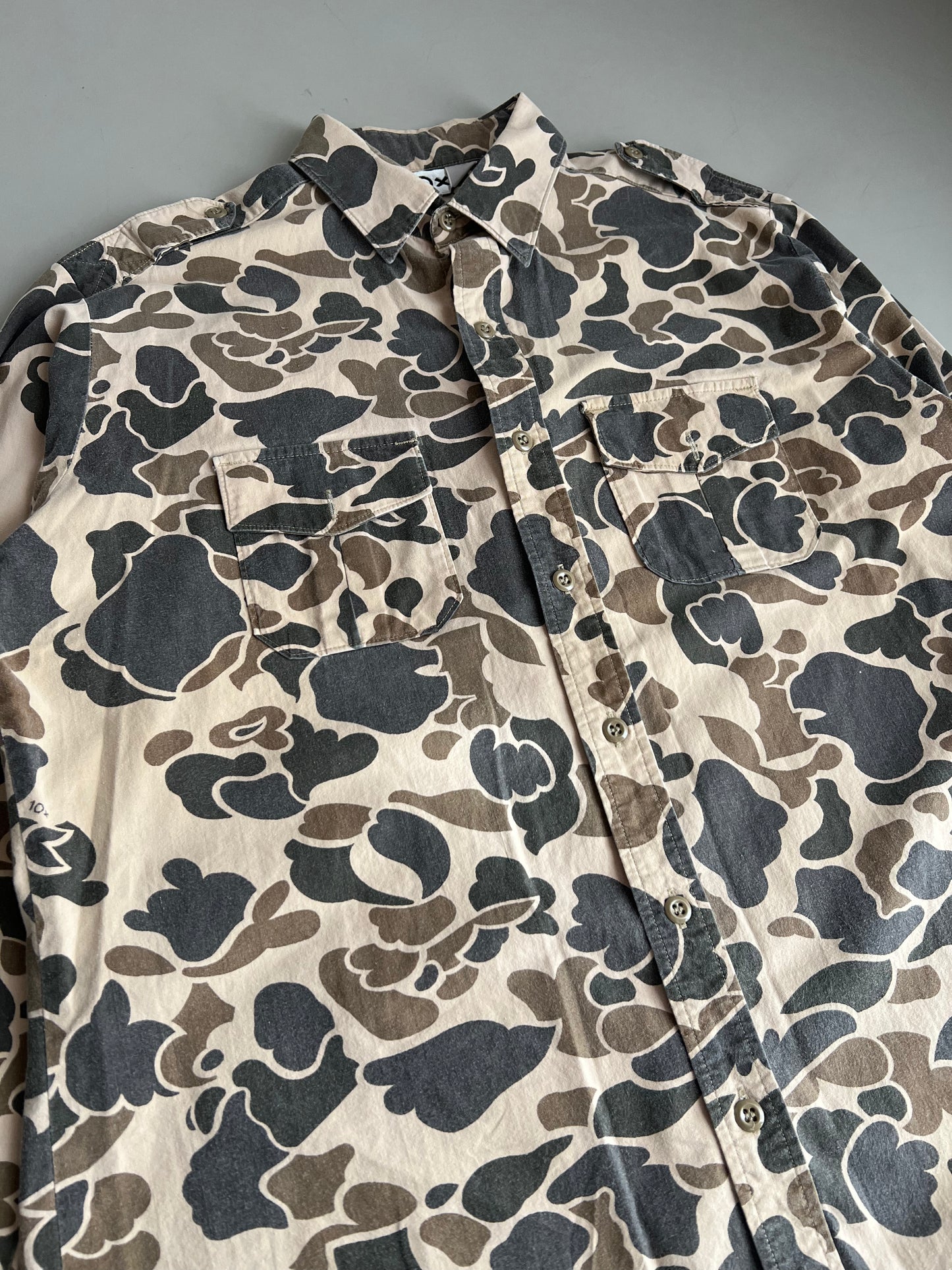XL Duck Camo Button Shirt