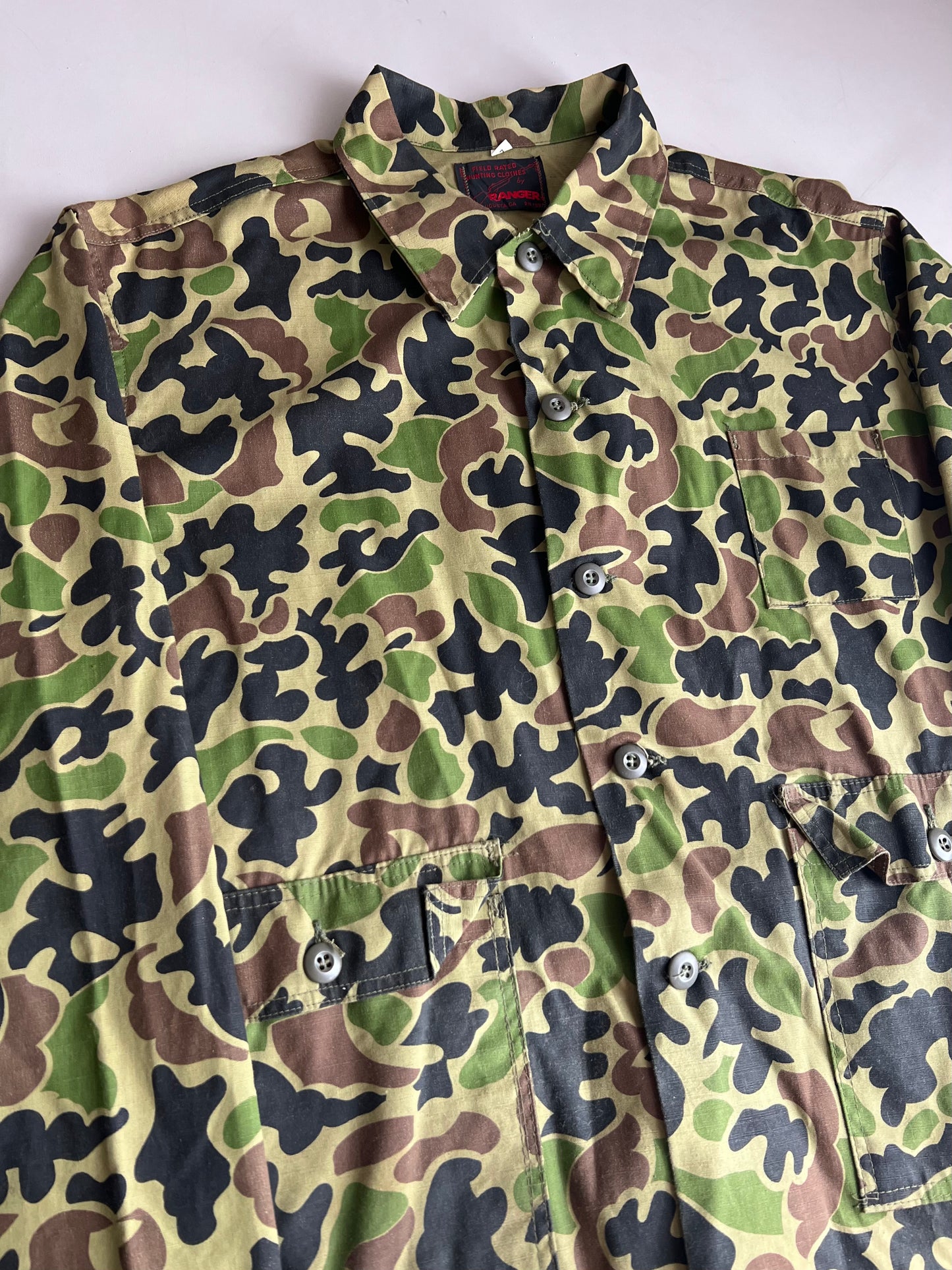 Large 80s Ranger Camo Jacket