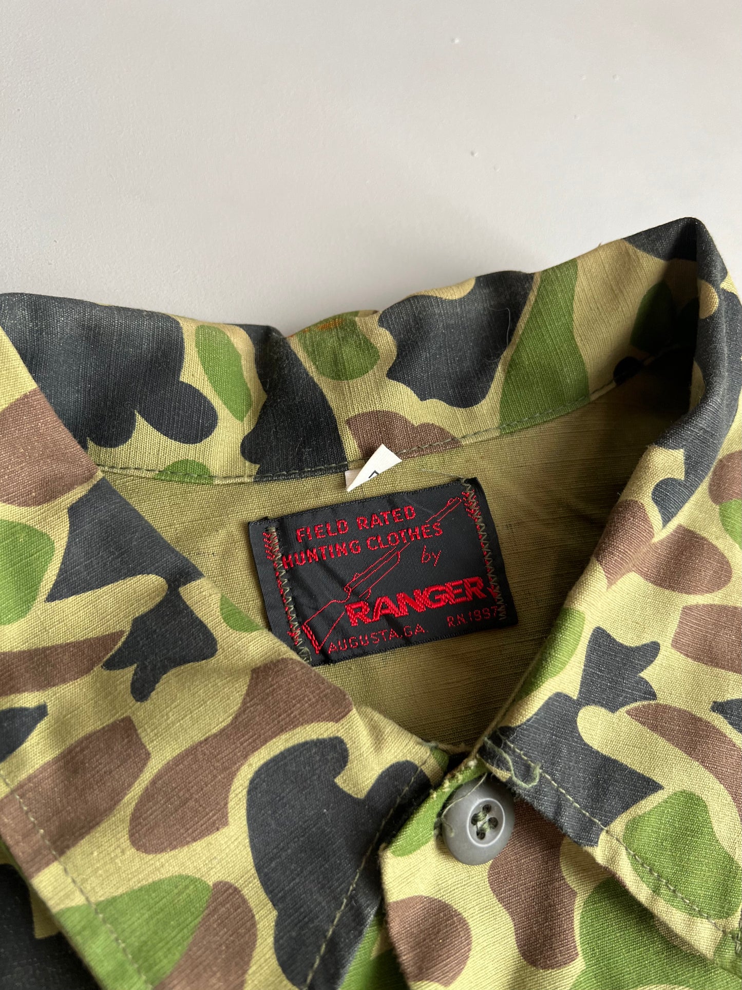 Large 80s Ranger Camo Jacket