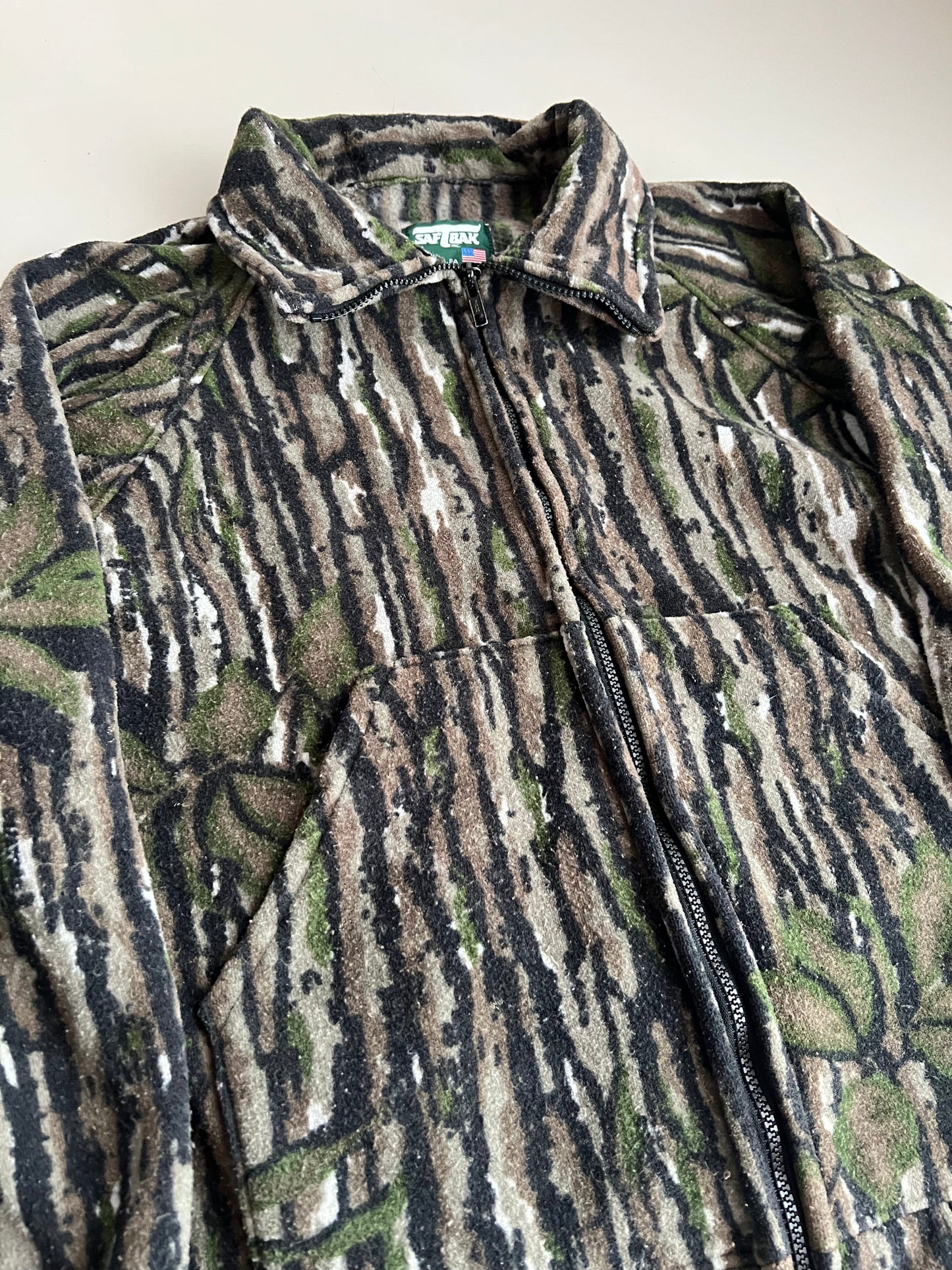 Medium 90s Camo SafTBak Fleece