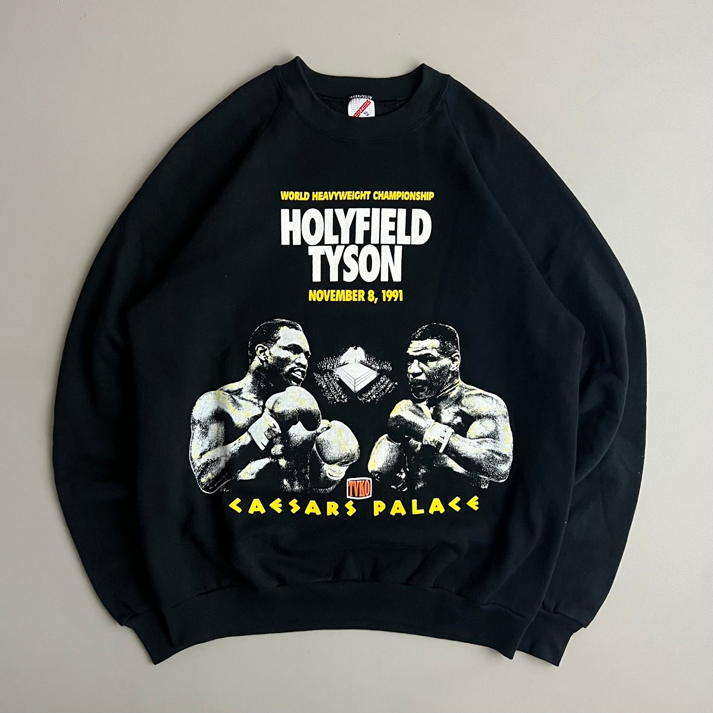 XL 1991 Holyfield Tyson Caesars Palace Sweatshirt
