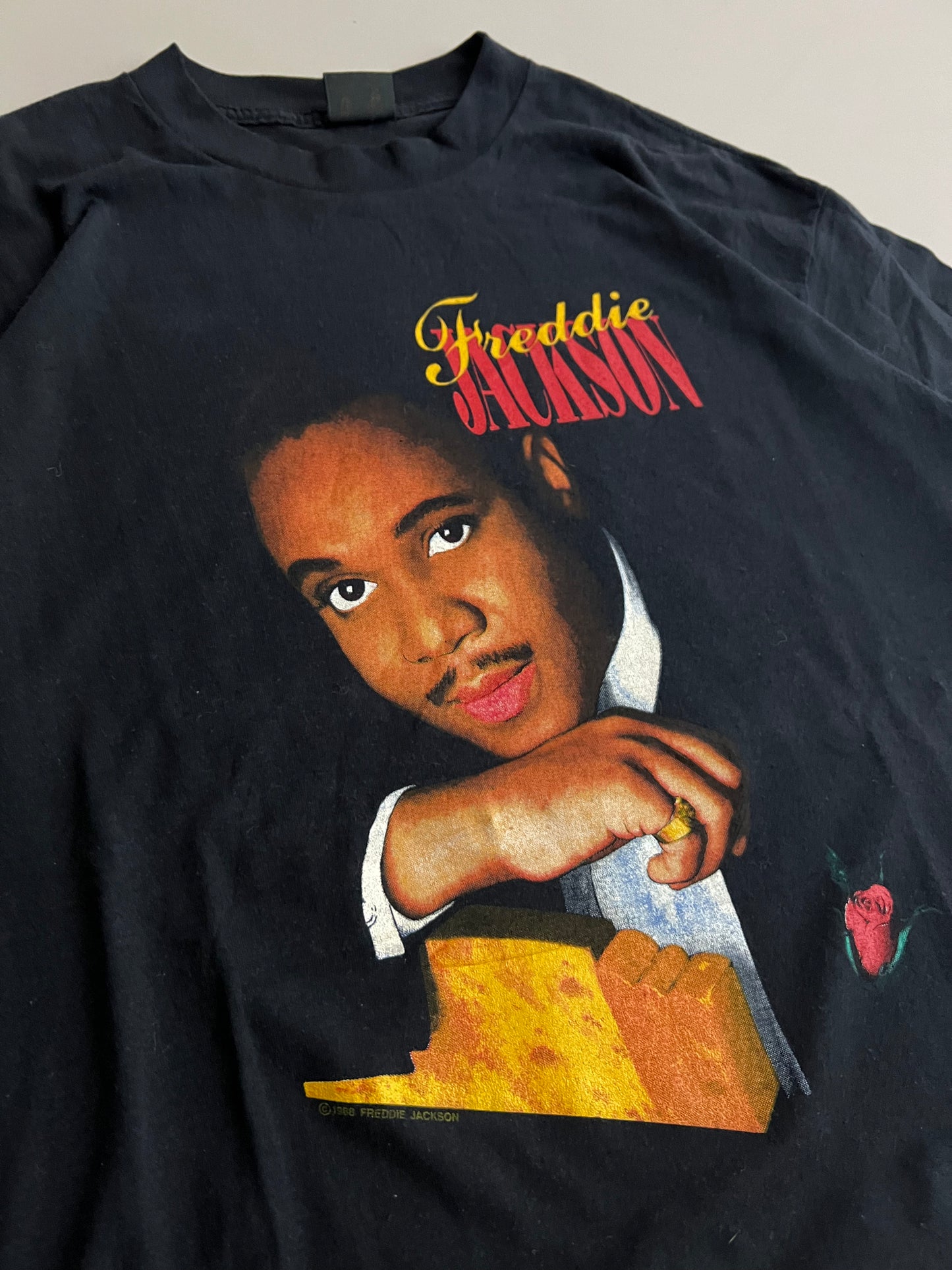 XL 1988 Freddie Jackson Don't Let Love Slip Away T-shirt