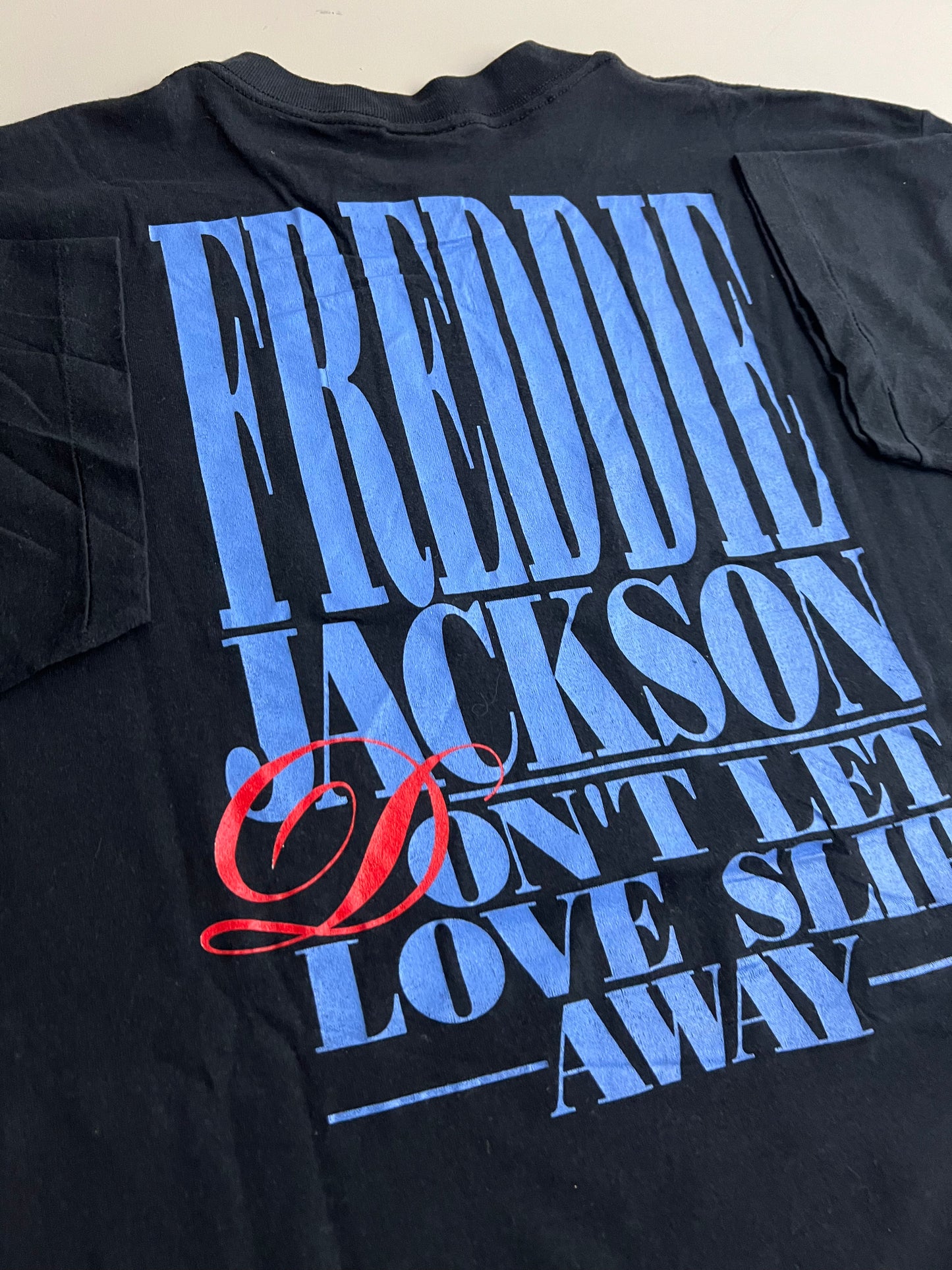 XL 1988 Freddie Jackson Don't Let Love Slip Away T-shirt