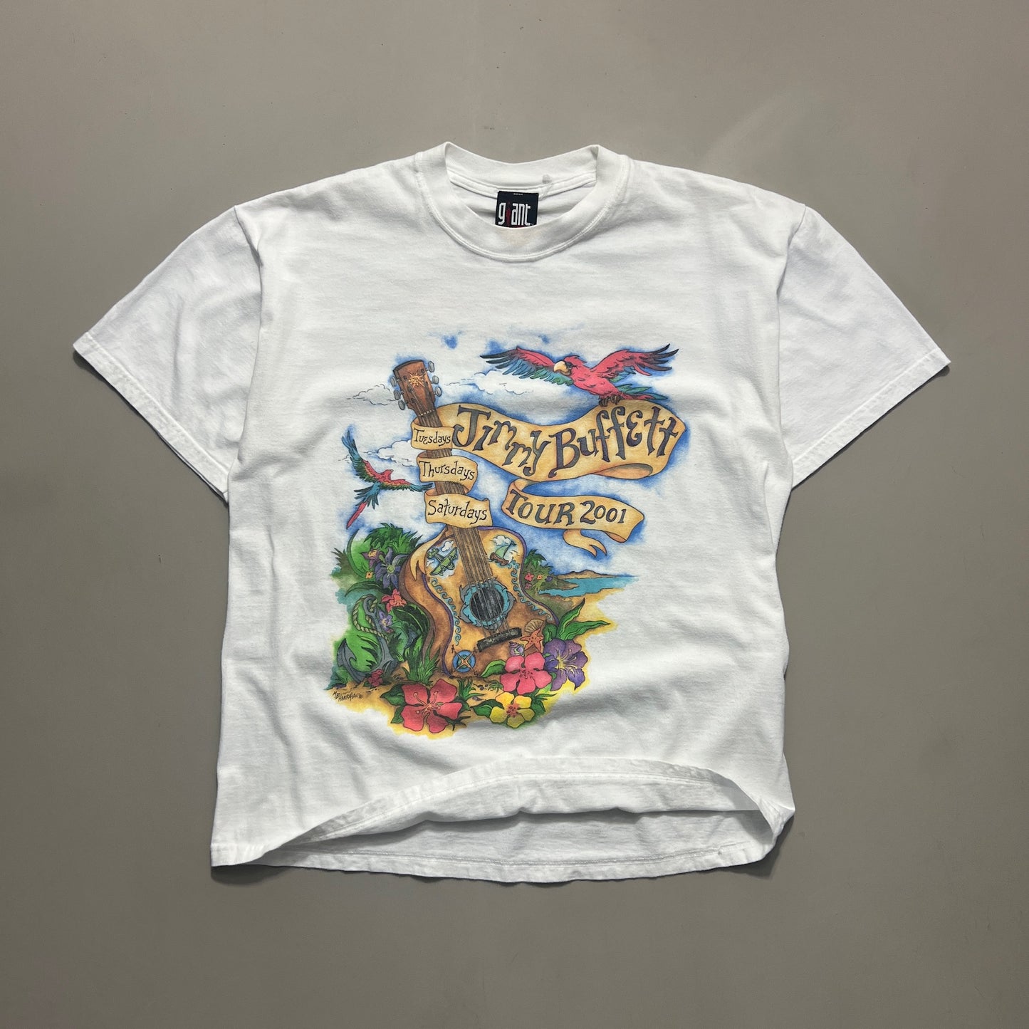 Large 2001 Jimmy Buffet Tues Thurs Sat Tour T-shirt