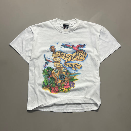 Large 2001 Jimmy Buffet Tues Thurs Sat Tour T-shirt
