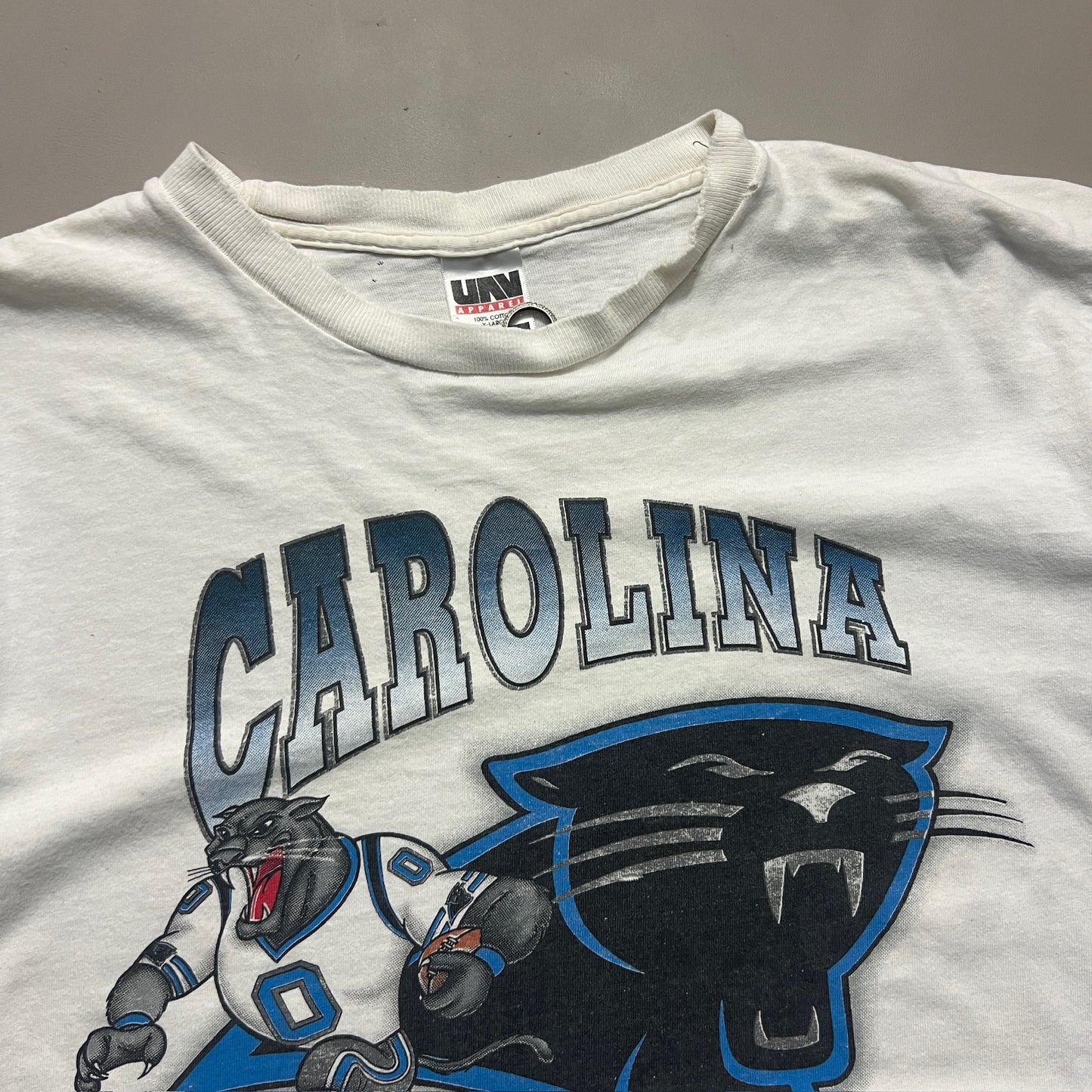 XL 1993 Carolina Panthers Fat Cat T-shirt